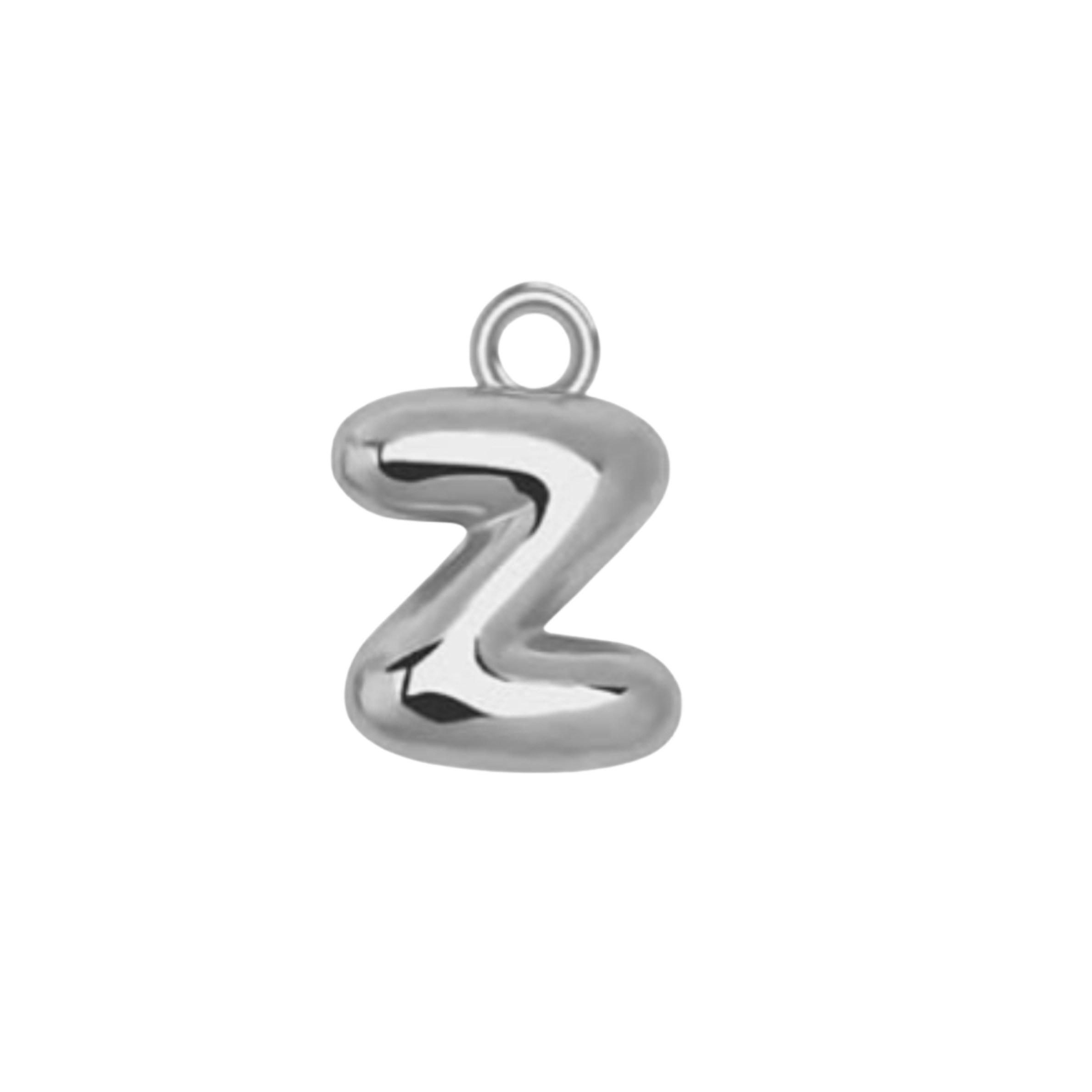 Silver Bubble Letter