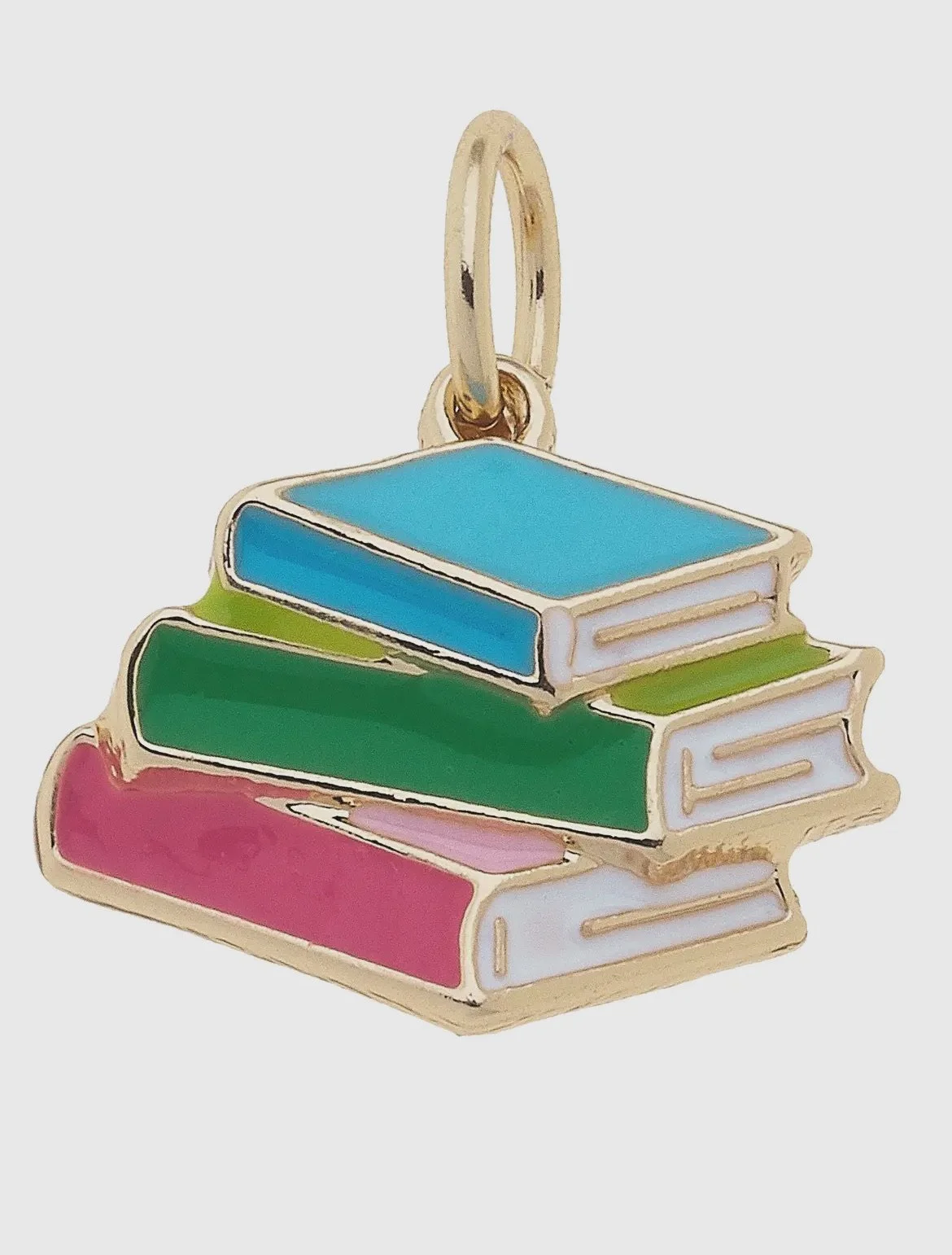 Gold Book Charm