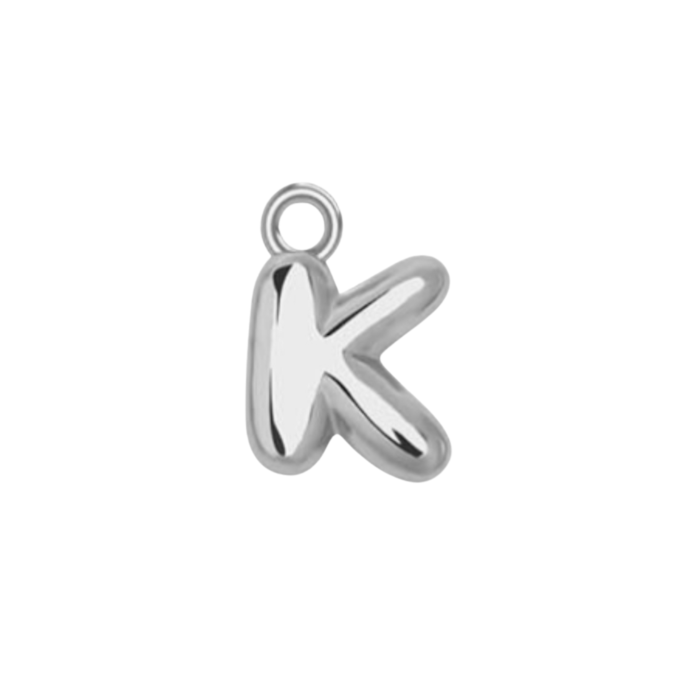 Silver Bubble Letter