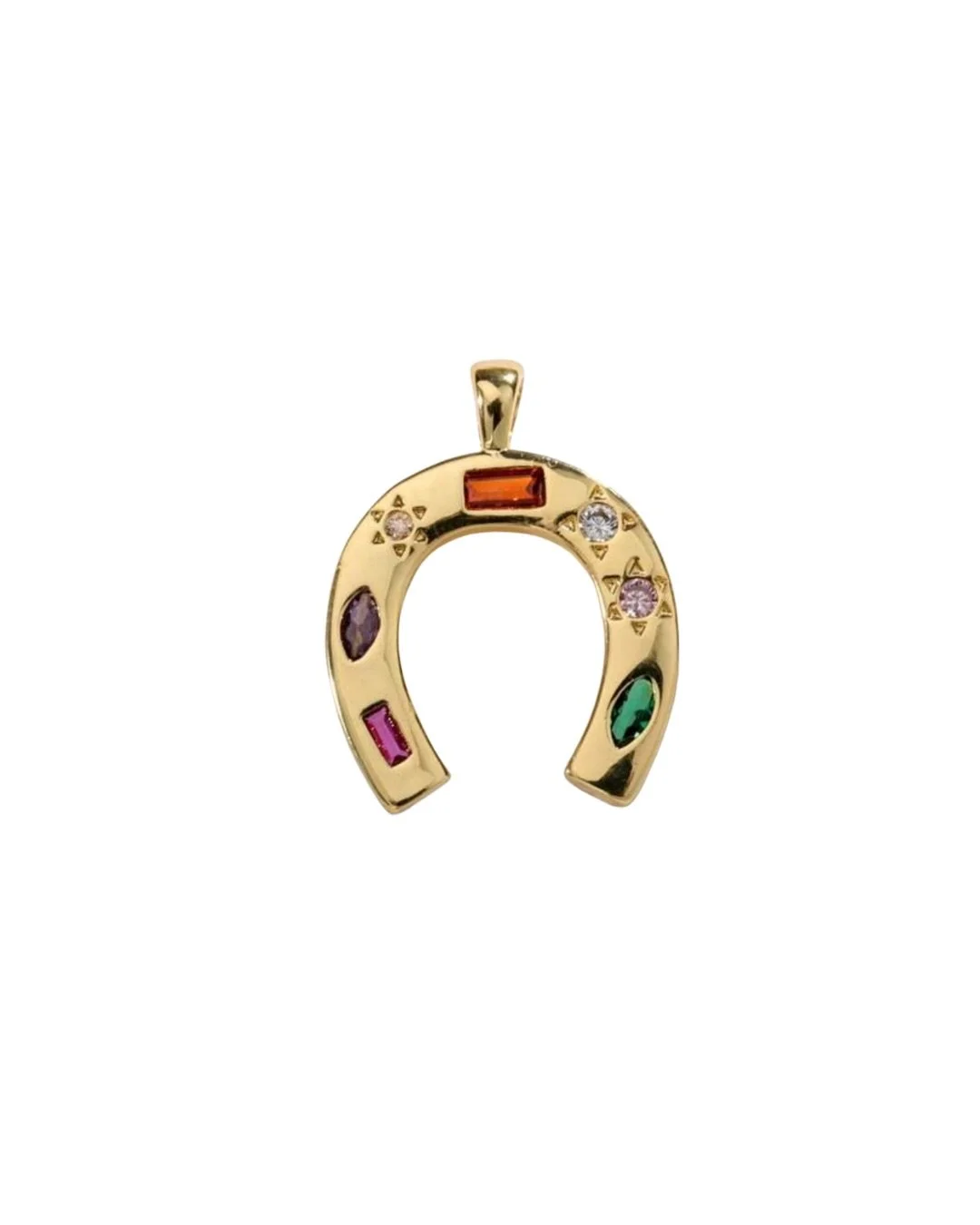 Gold Multicolor Horseshoe