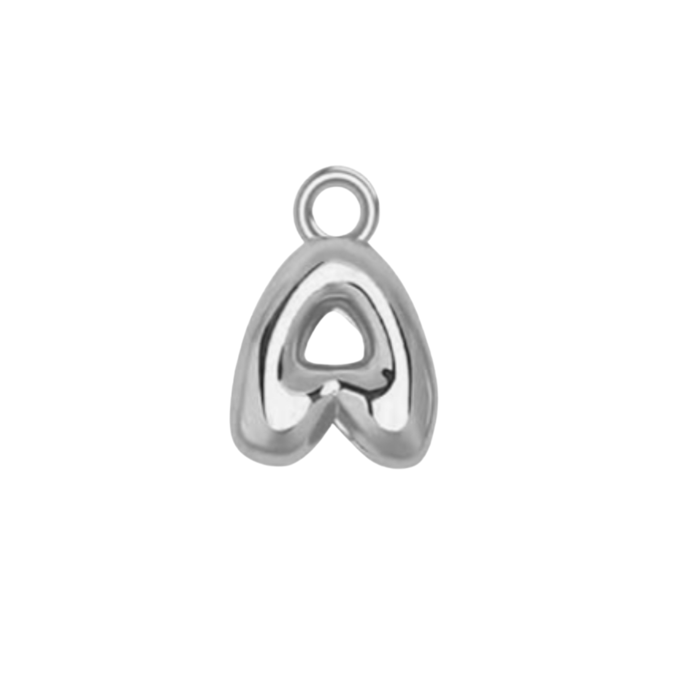 Silver Bubble Letter