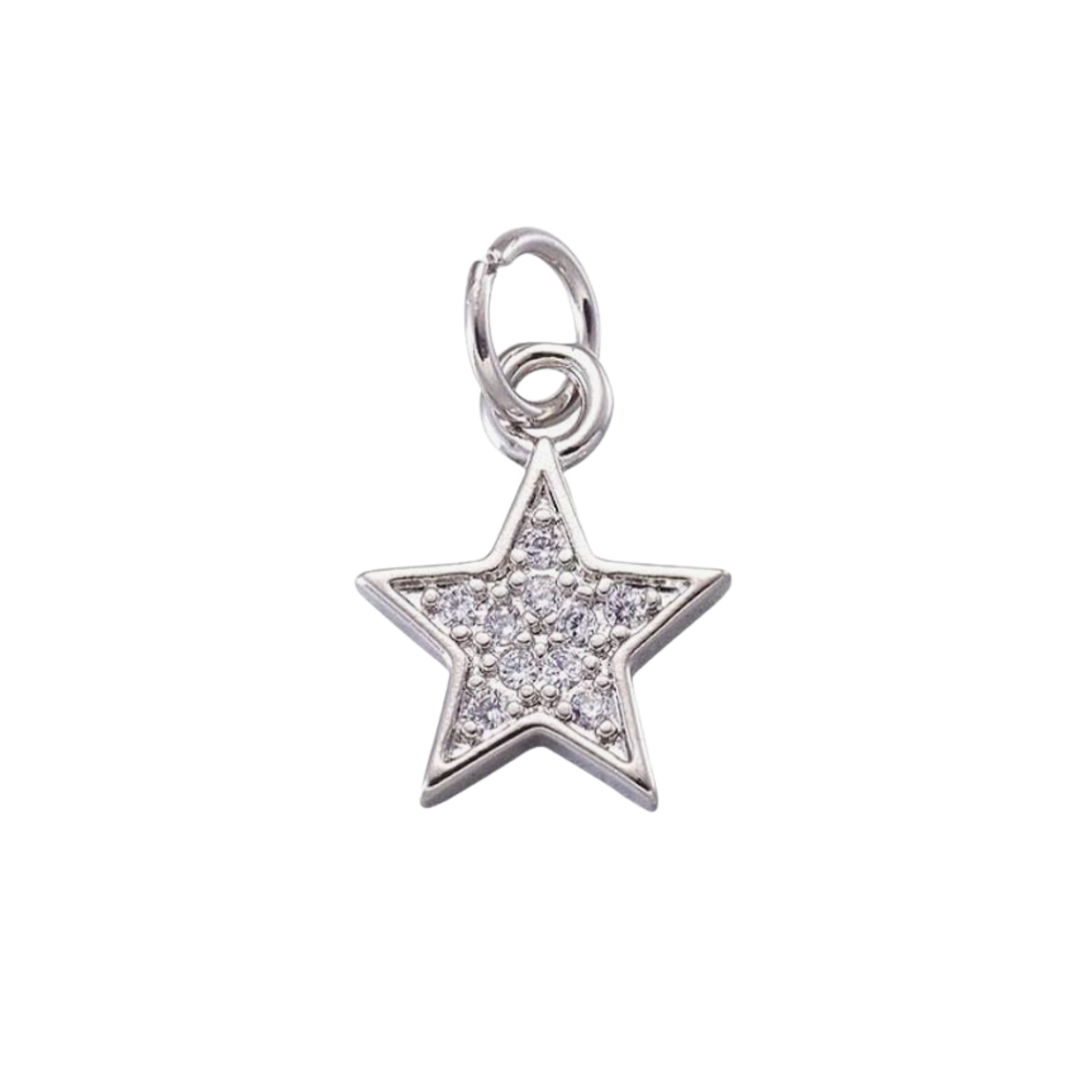Silver Rhinestone Star