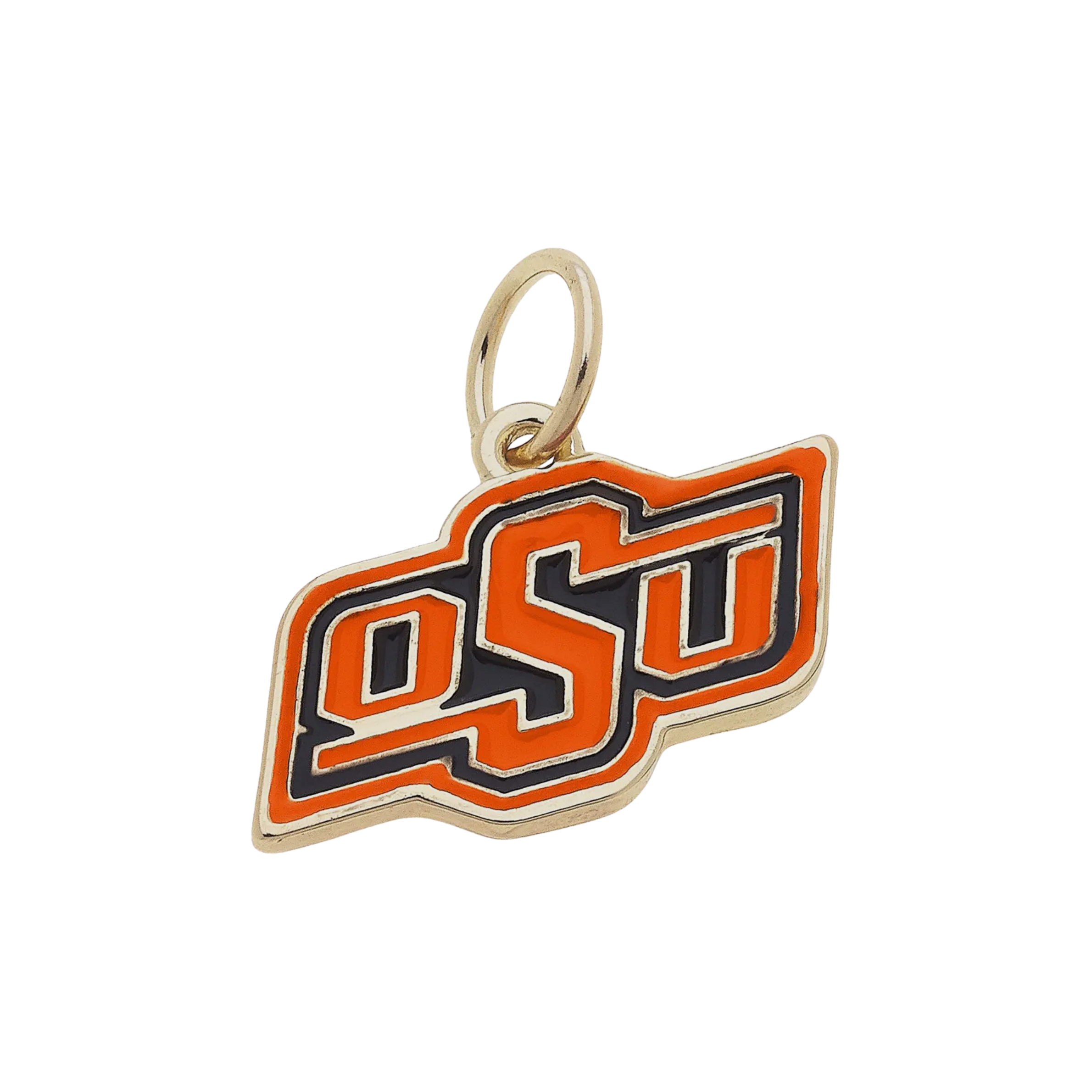 Oklahoma State Cowboys Enamel Logo Charm