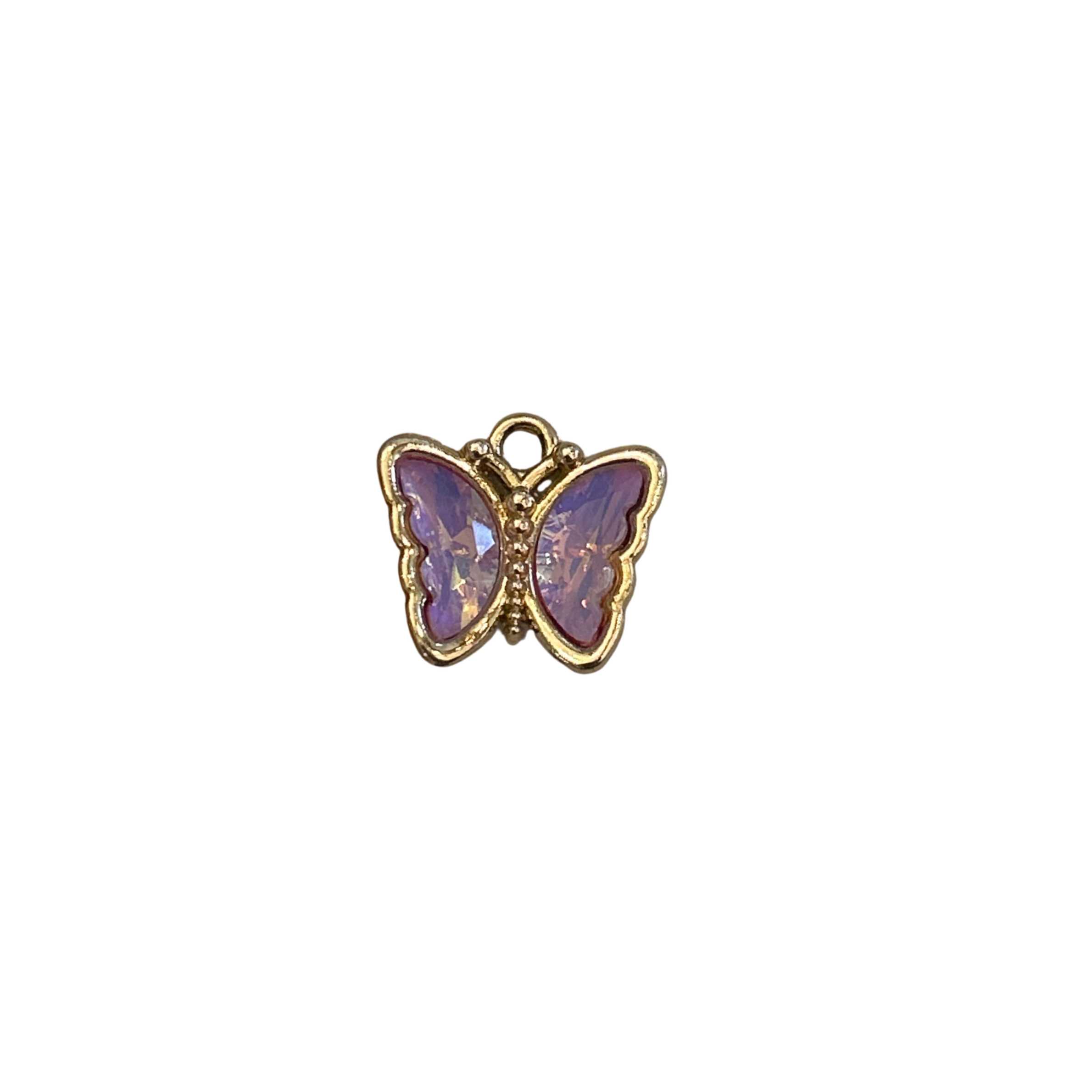 Purple Butterfly Charm