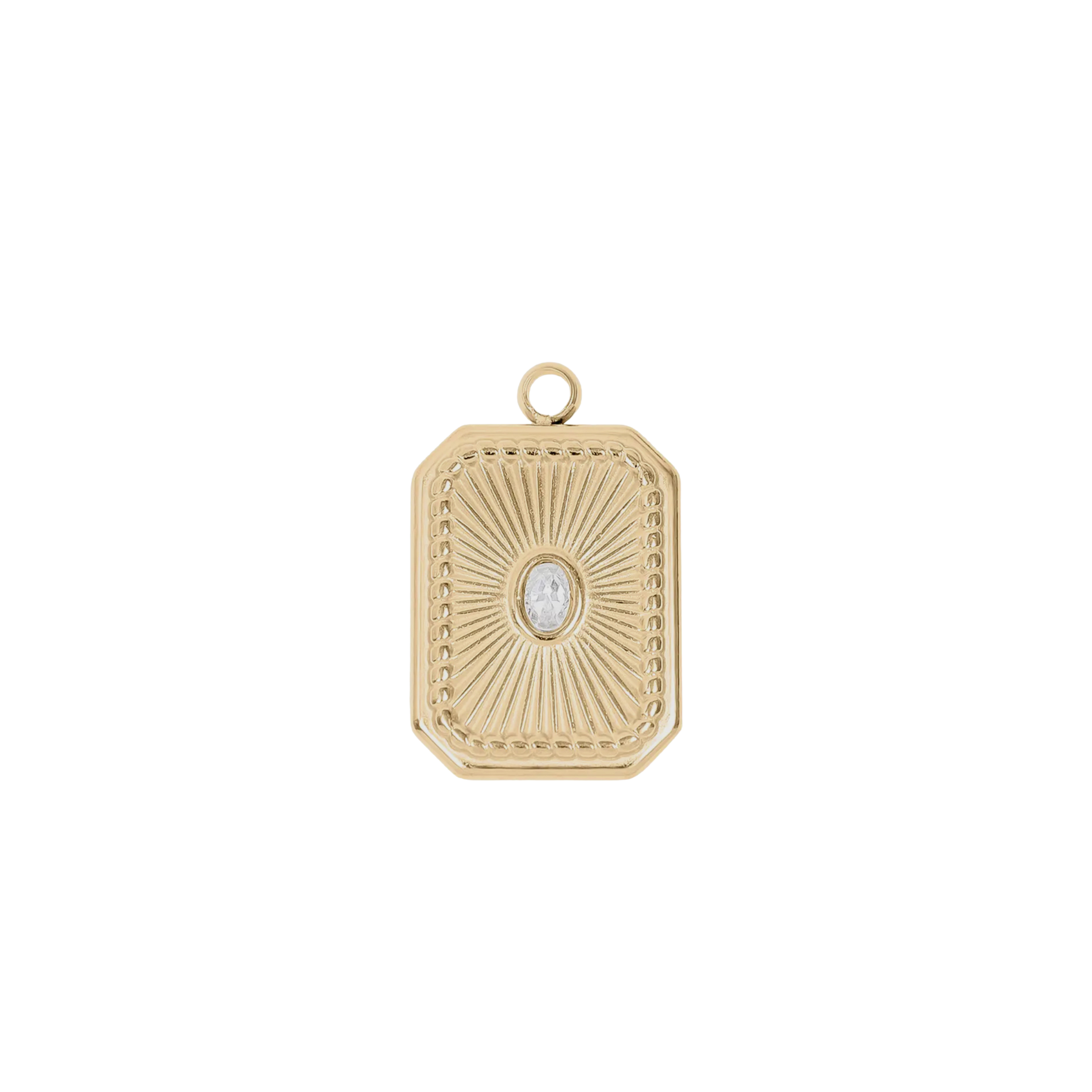 Gold Rhinestone Pendant