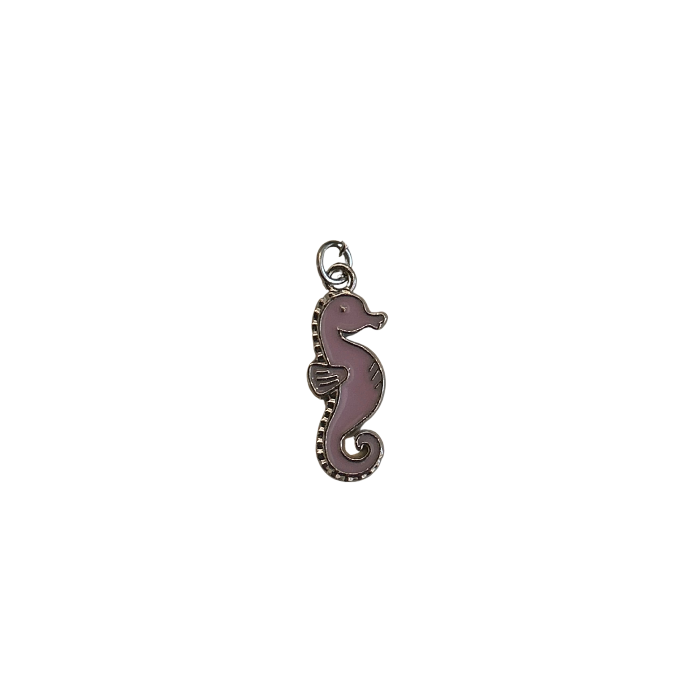 Silver Sea Horse Charm