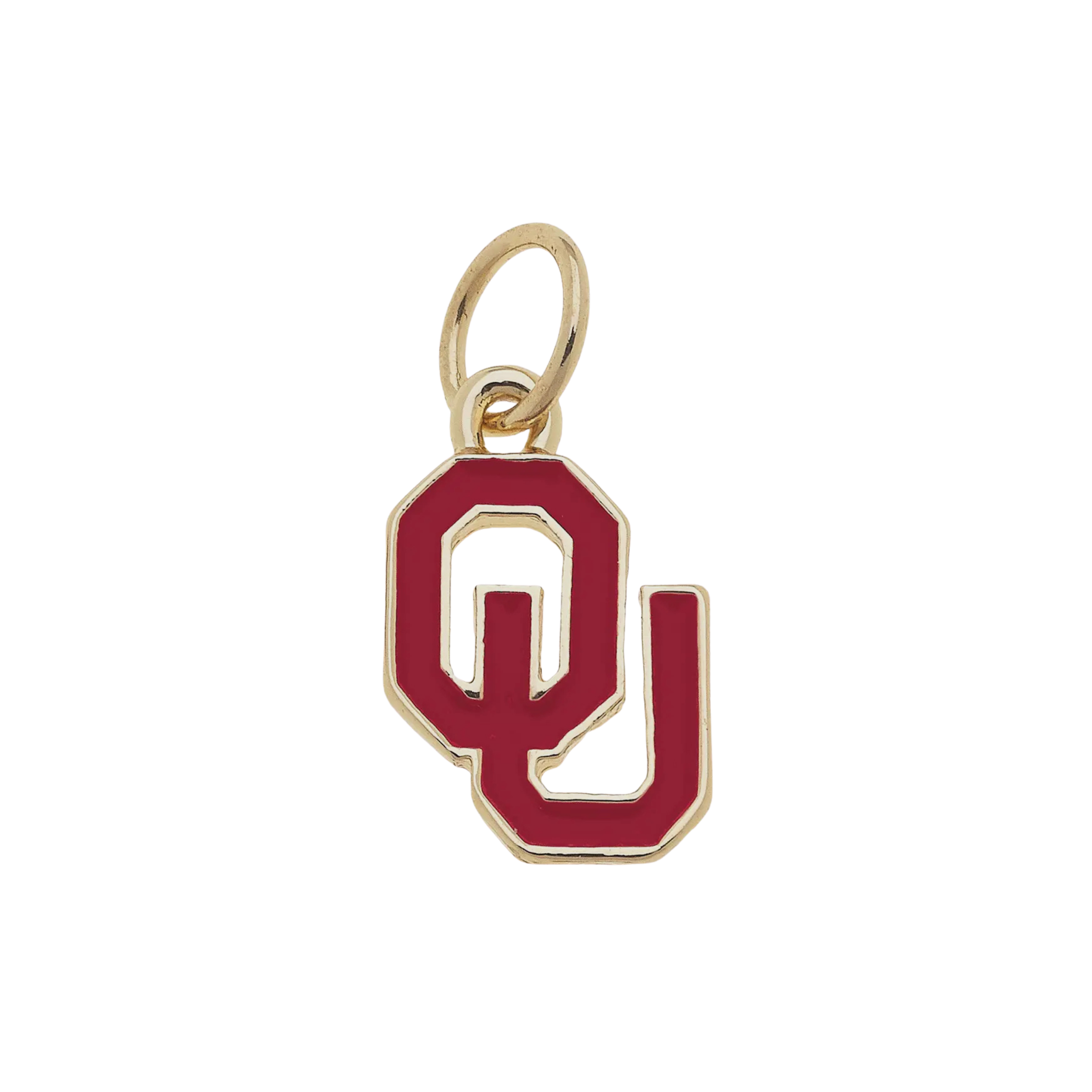 Oklahoma Sooners Enamel Logo Charm