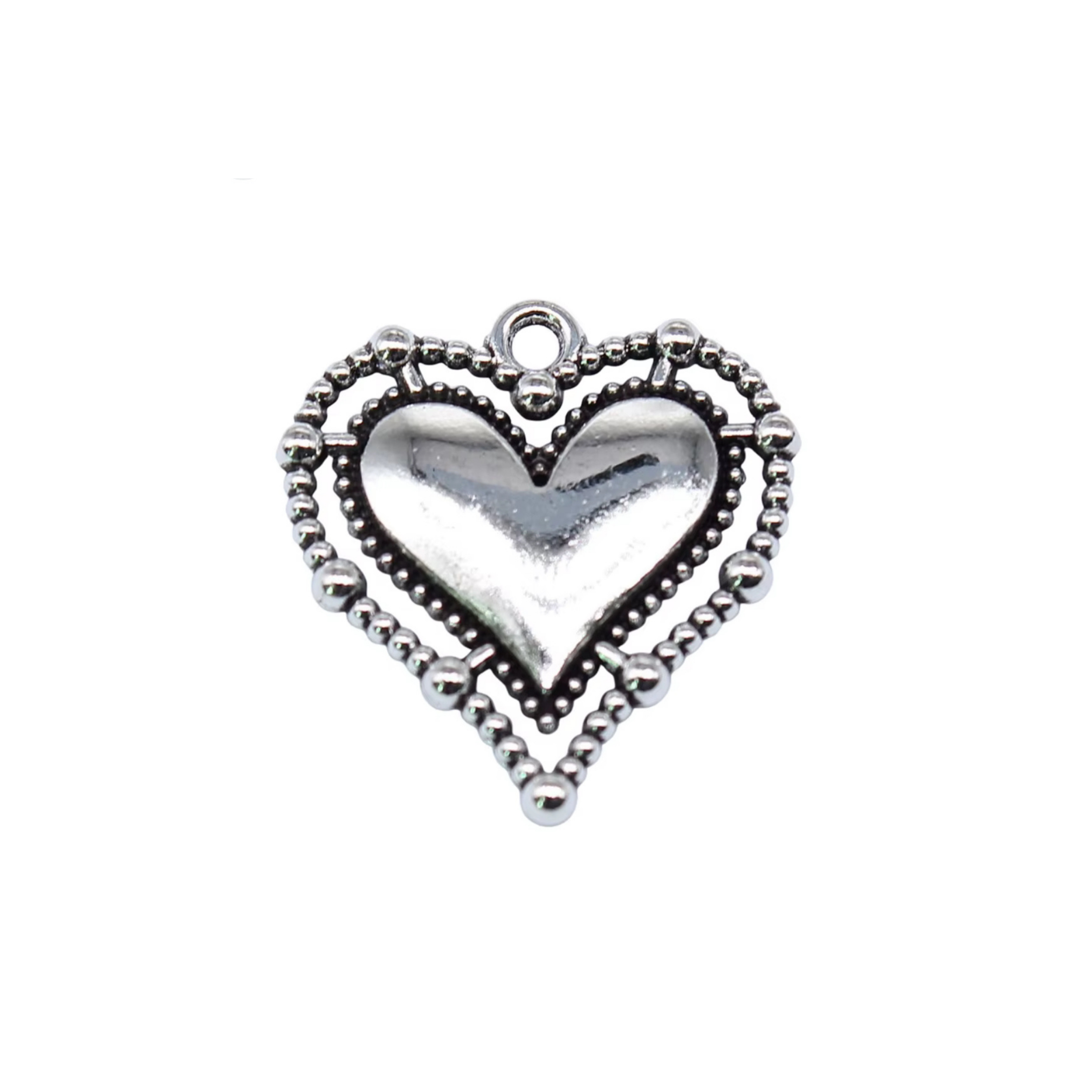 Silver Heart Charm