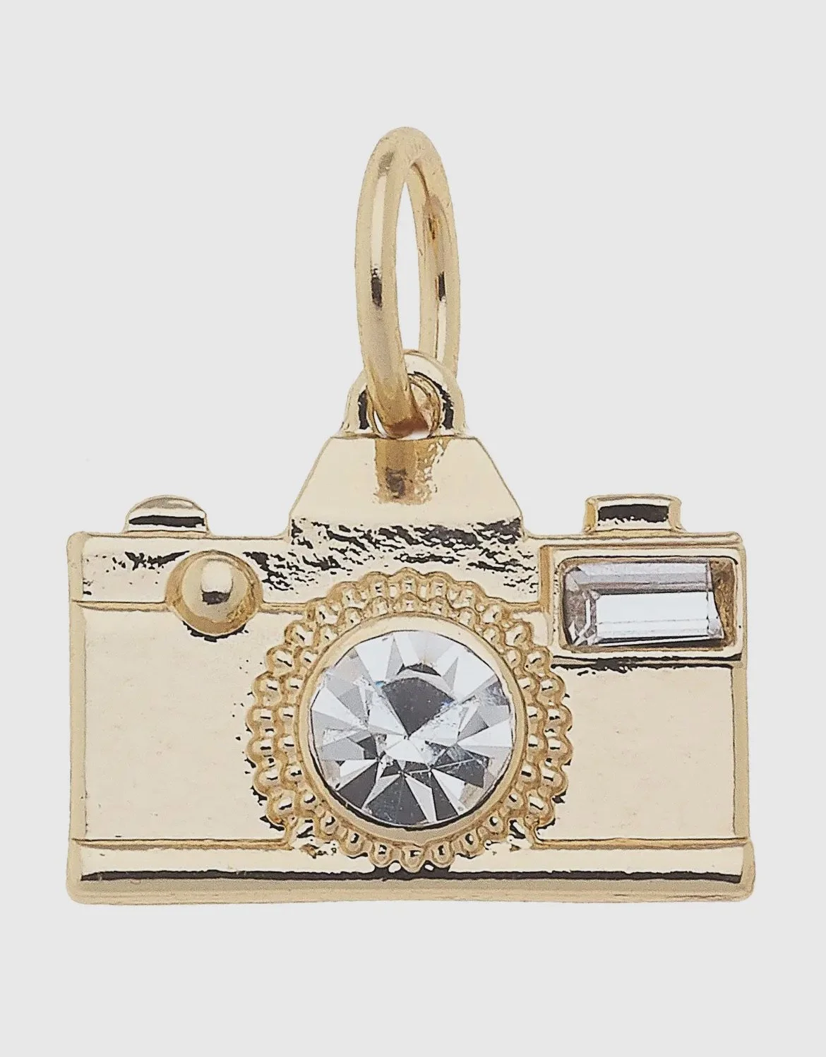 Gold Camera Charm