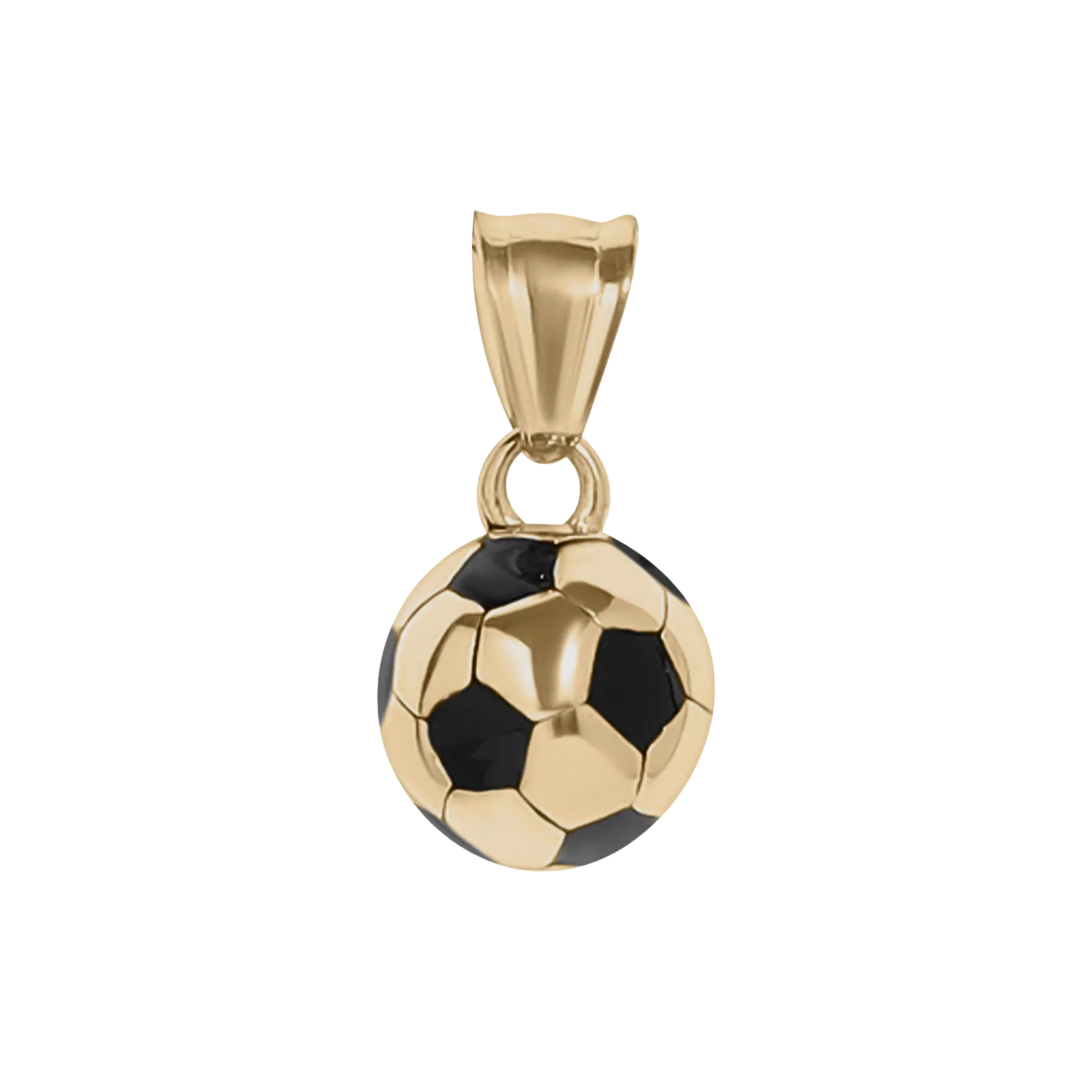 Gold 3D Soccer Ball