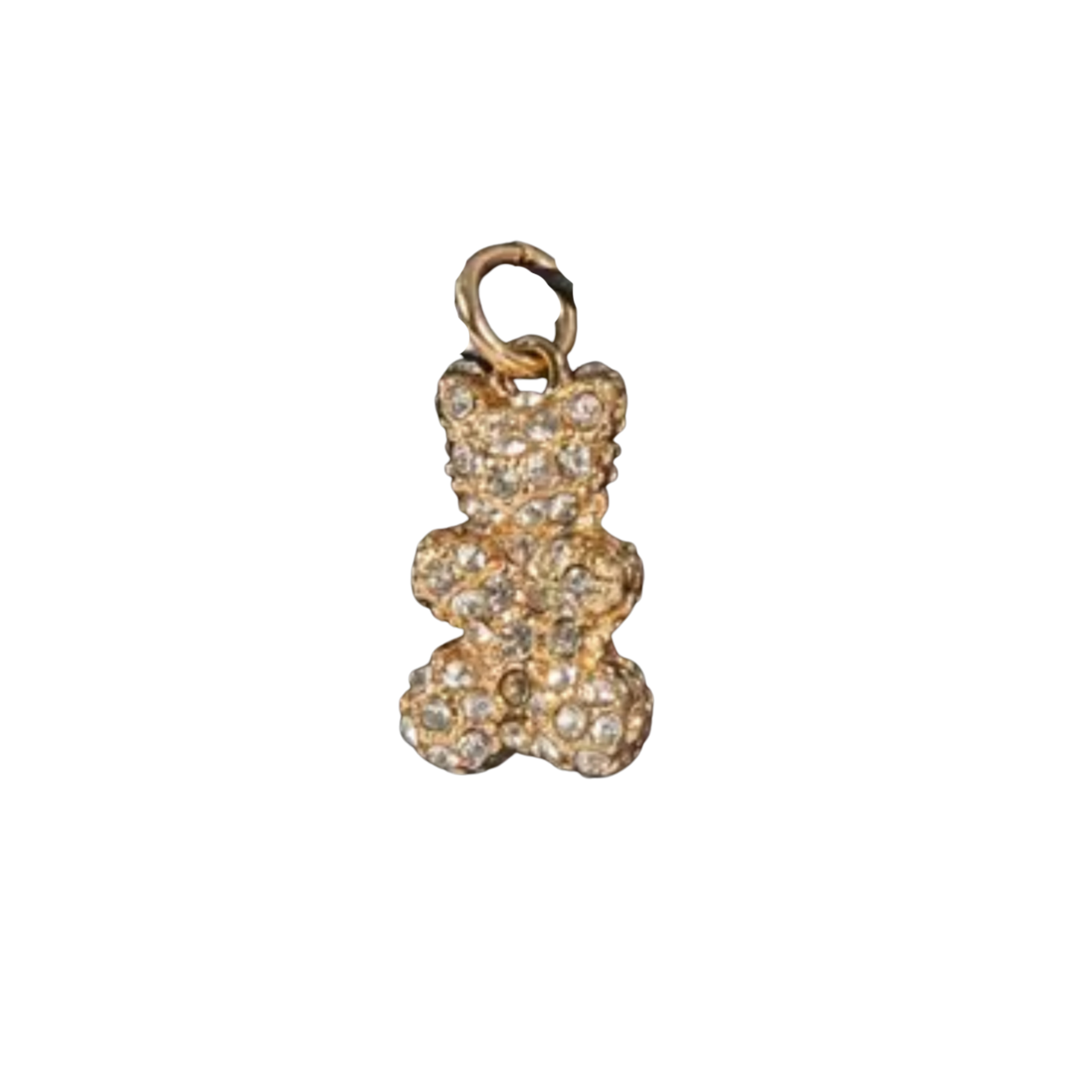 Rhinestone Bear Charm