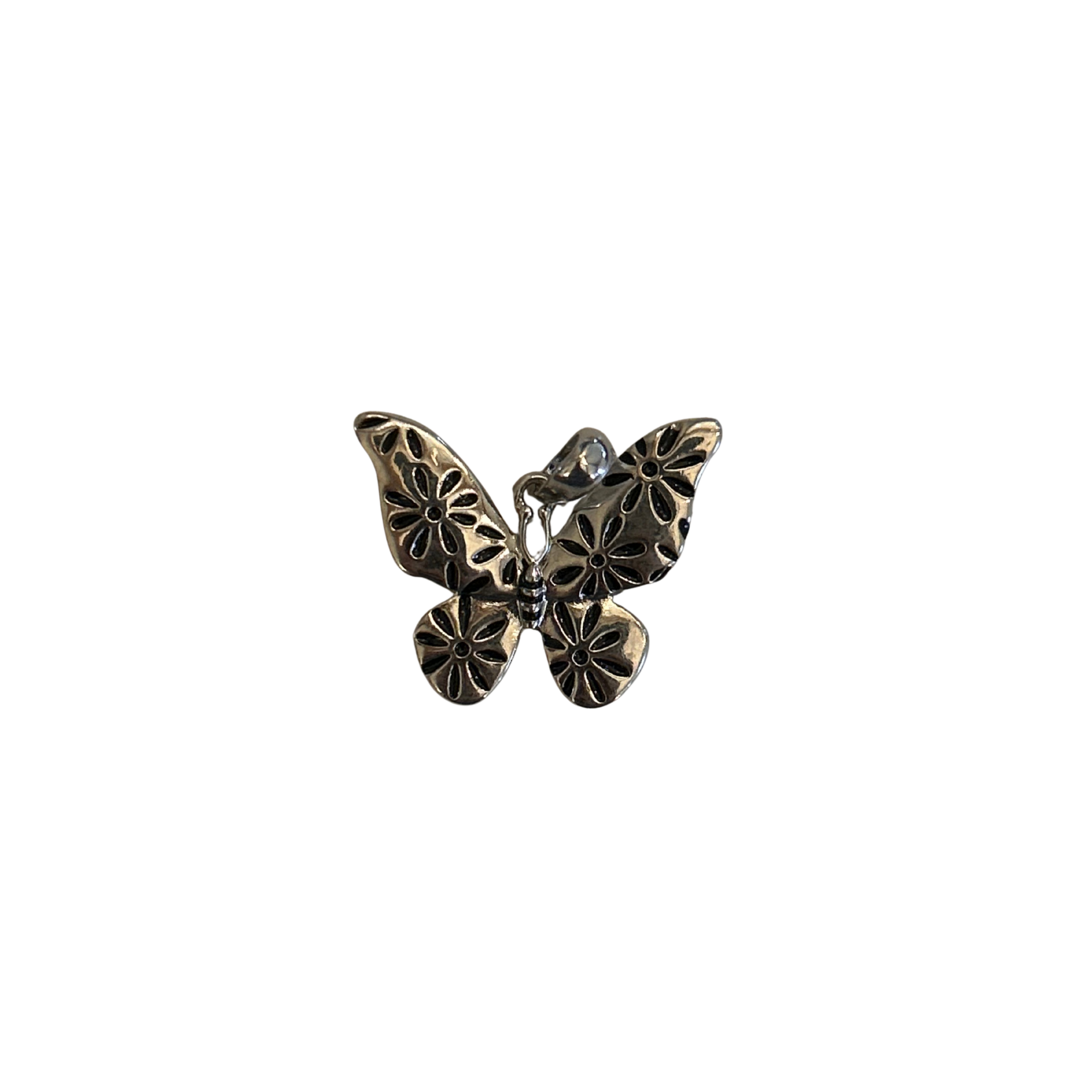 Silver Butterfly Charm
