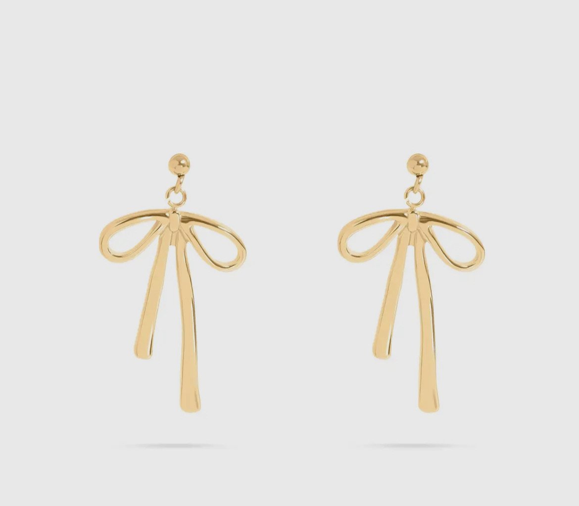 Bow earrings