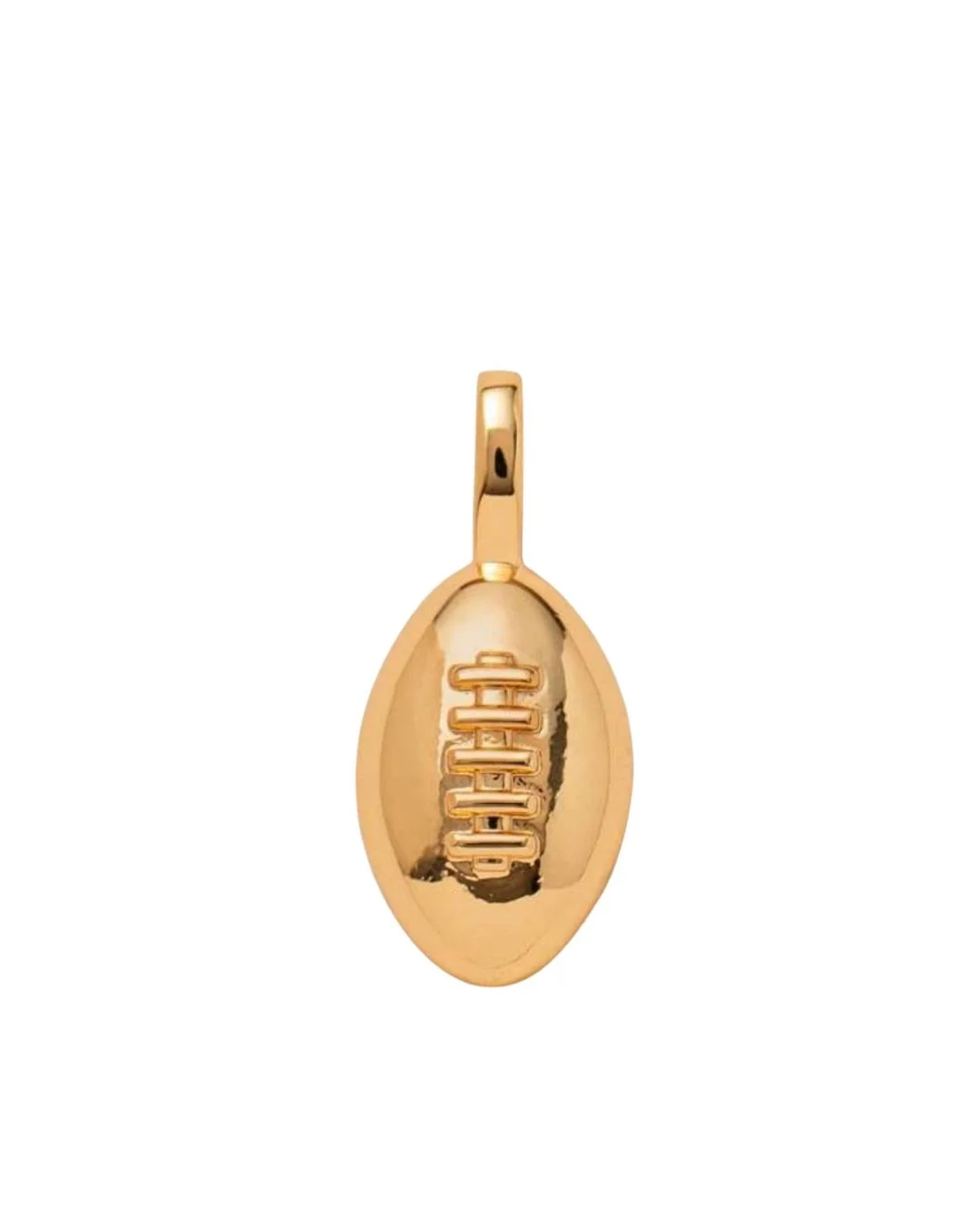 Gold Football Charm