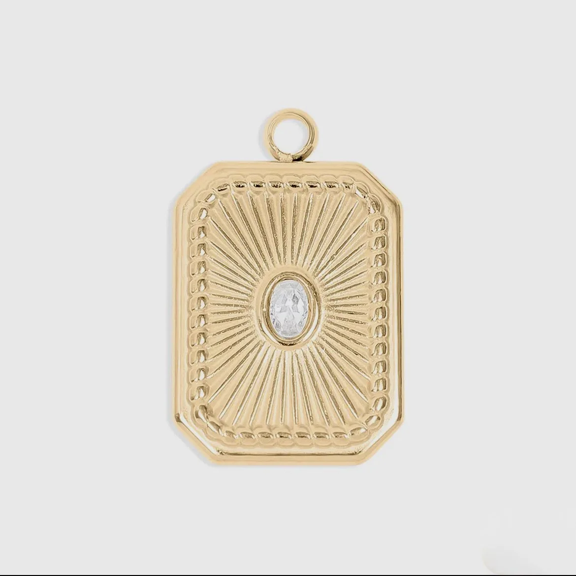 Gold Rhinestone Pendant