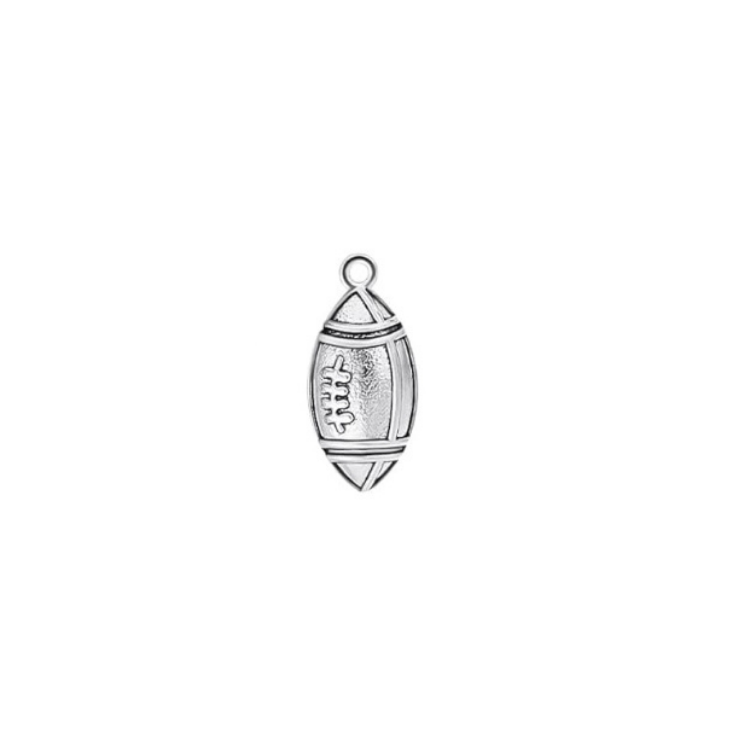 Silver Football Charm