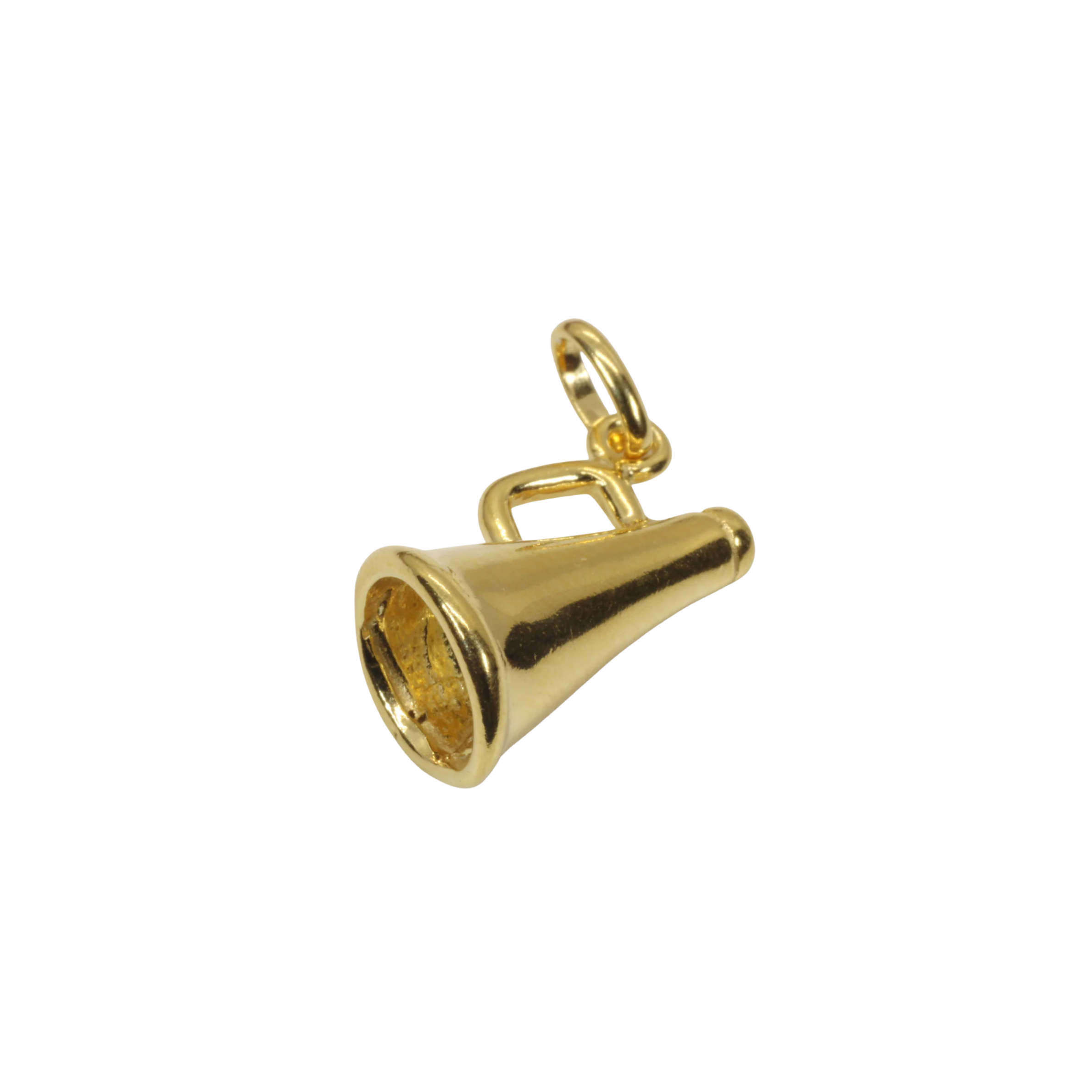 Gold Megaphone Charm