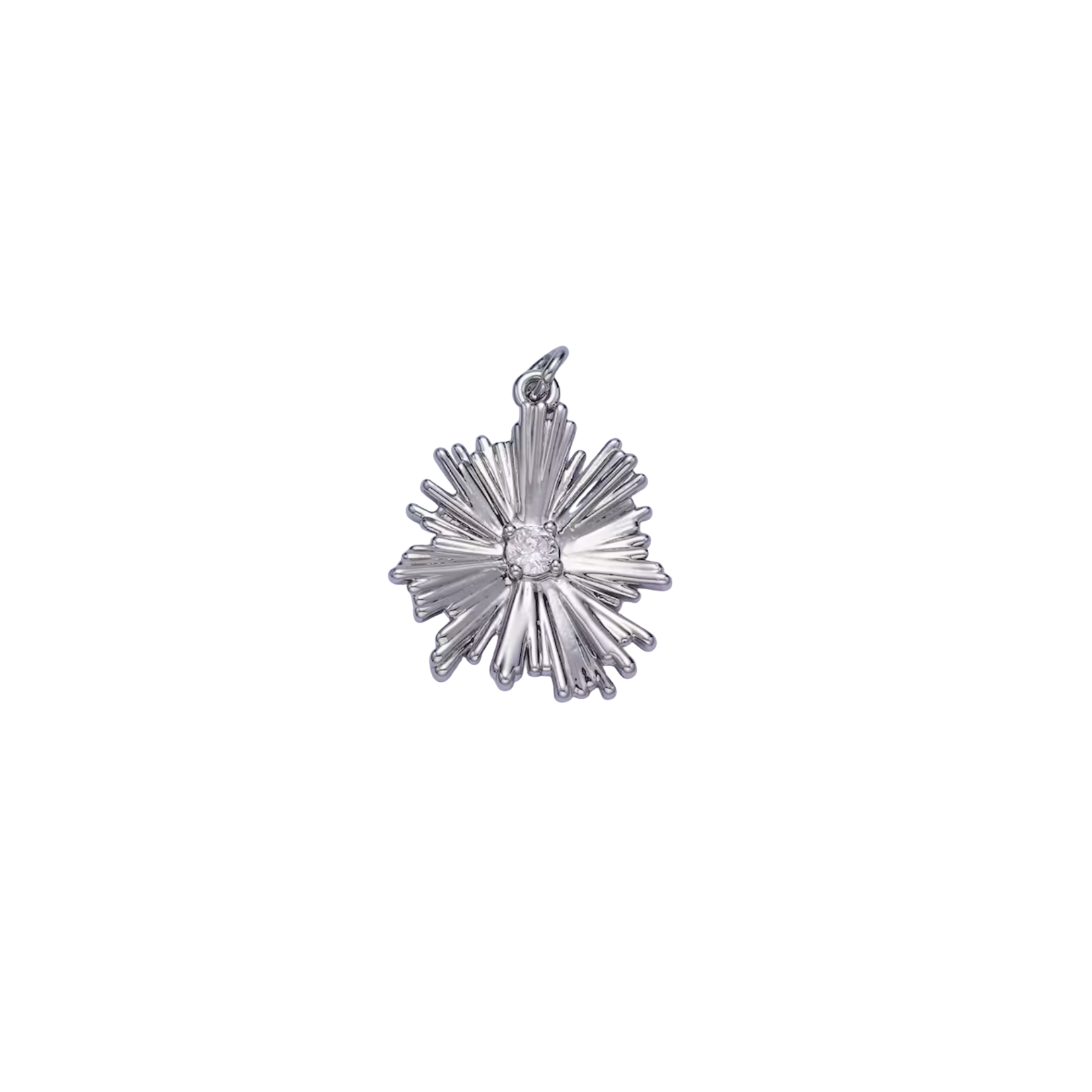 Silver Burst Charm