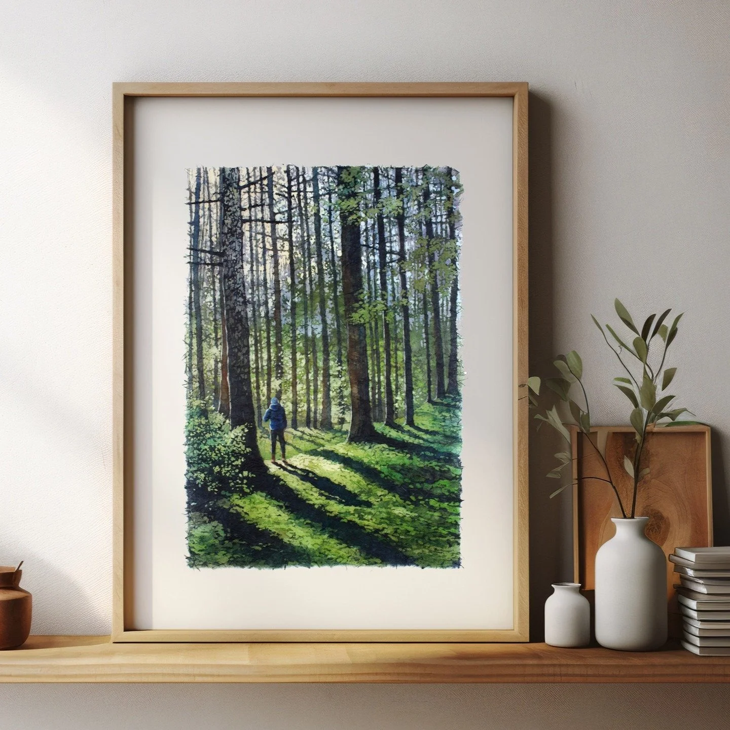 I&rsquo;m so excited to share my new collection of open edition prints&mdash;each one created from my original watercolor and watercolor batik paintings and are officially available for the very first time through my website. Beautifully printed in M