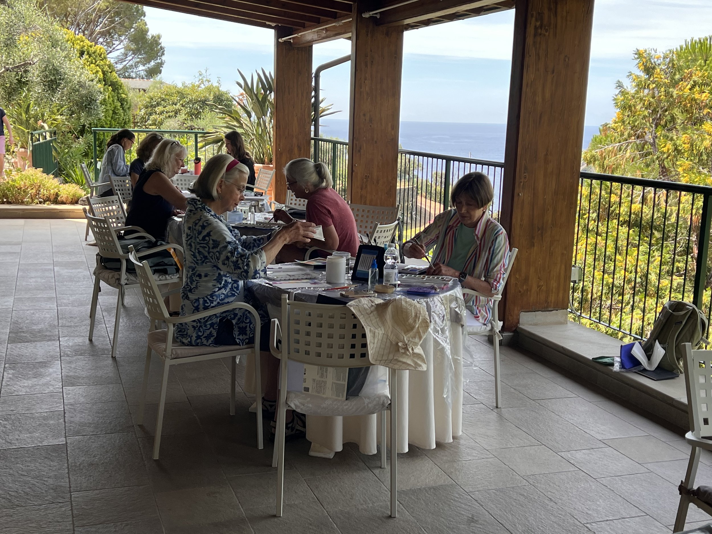 Painting studio in Cinque Terre