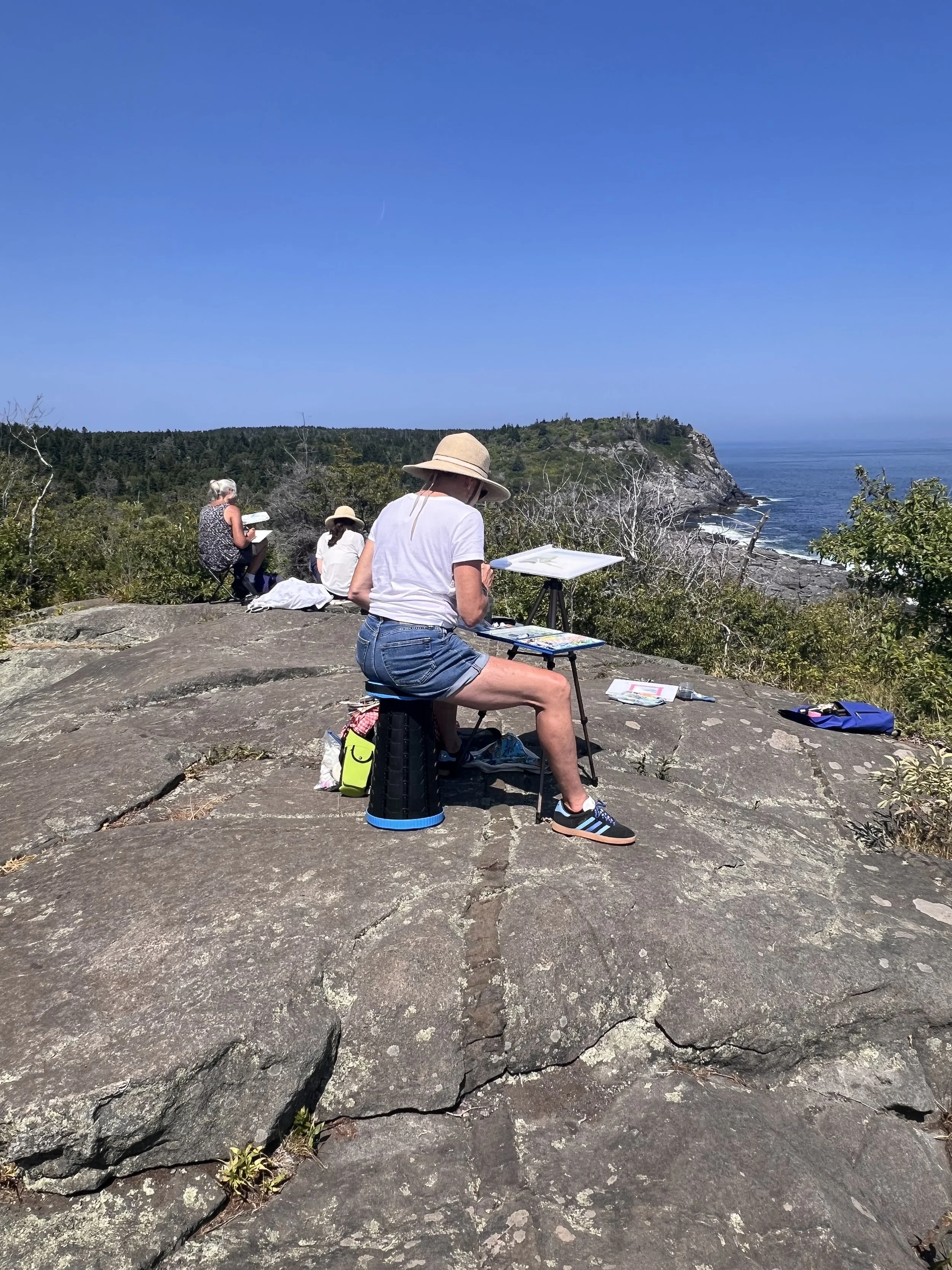 View of White Head, Monhegan, ME