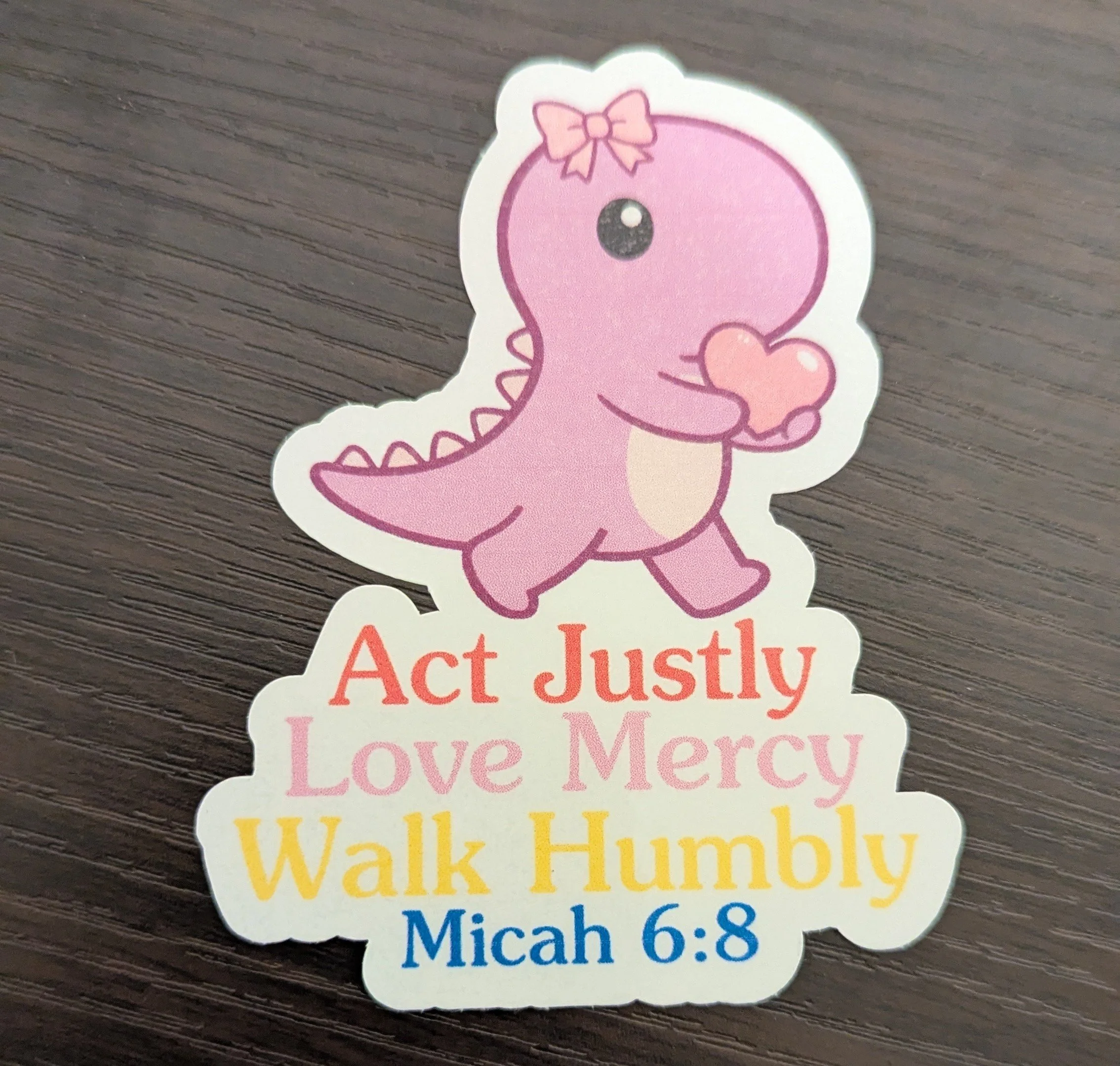 Act justly, love mercy, walk humbly