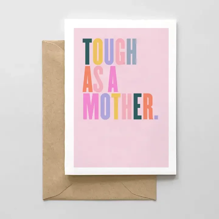 Tough As A Mother - Mother's Day Card