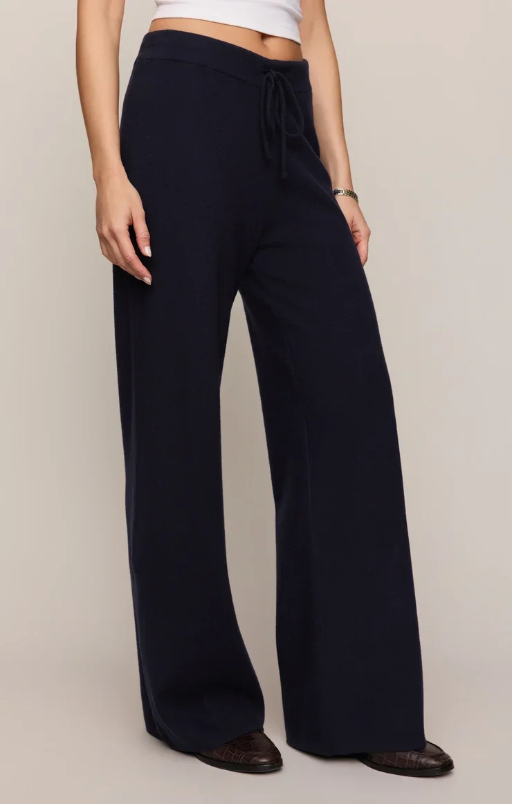Take It Easy Wide Leg Sweater Pant