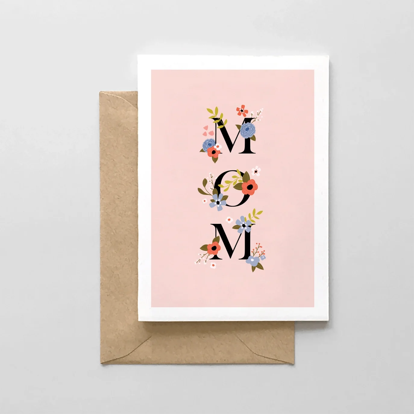 Mom Flower Design - Mother's Day Card