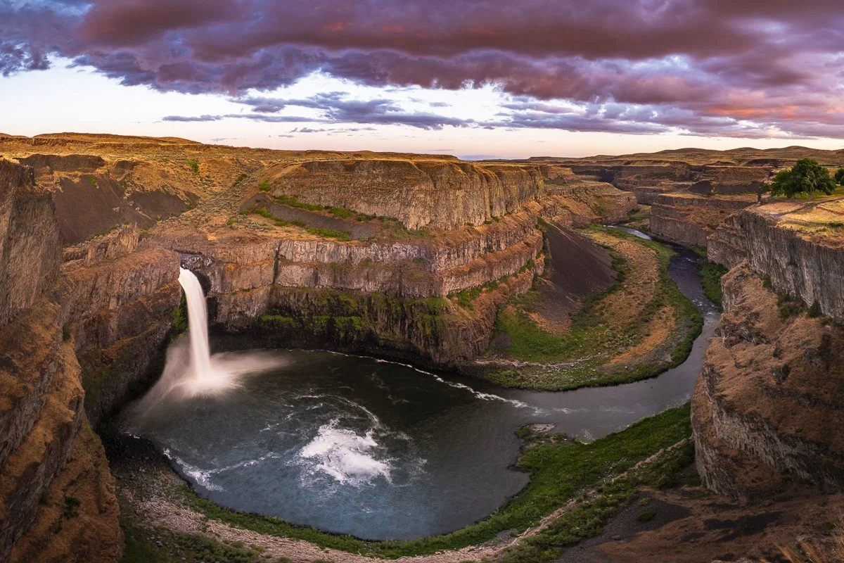Sunset at Palouse Falls