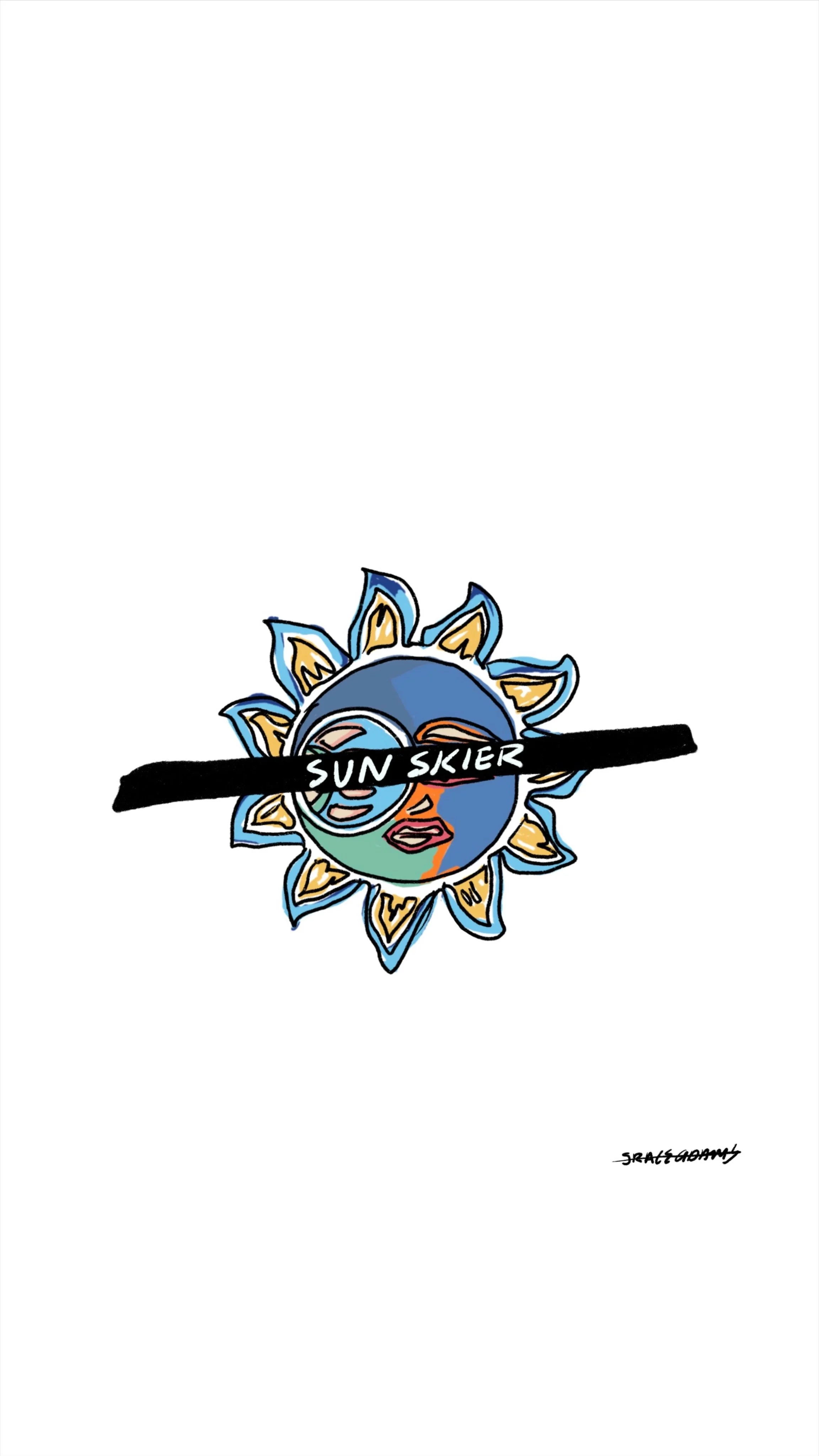 SUN SKIER FACE