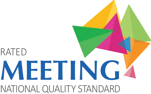 Colorful geometric shapes forming a logo with the text 'MEET' underneath.