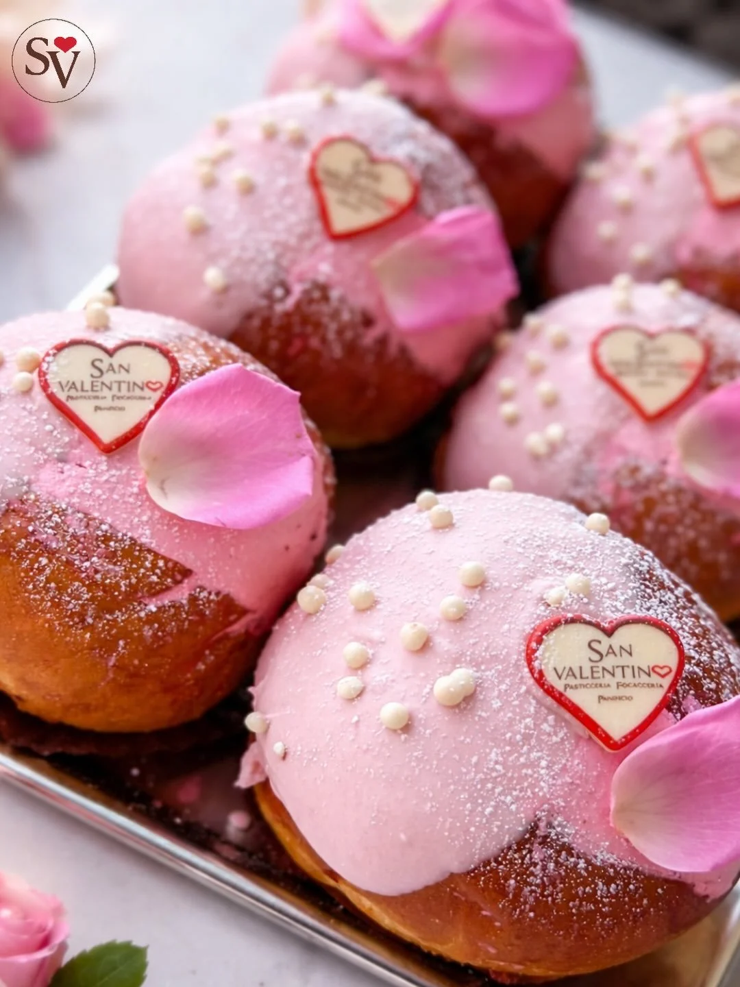 Celebrate Valentine&rsquo;s Day with our three special creations, crafted with love and attention to every detail:

&bull;Maritozzi filled with raspberry jam and fresh cream, half-dipped in white chocolate and coated with raspberry.

&bull; Heart Cho