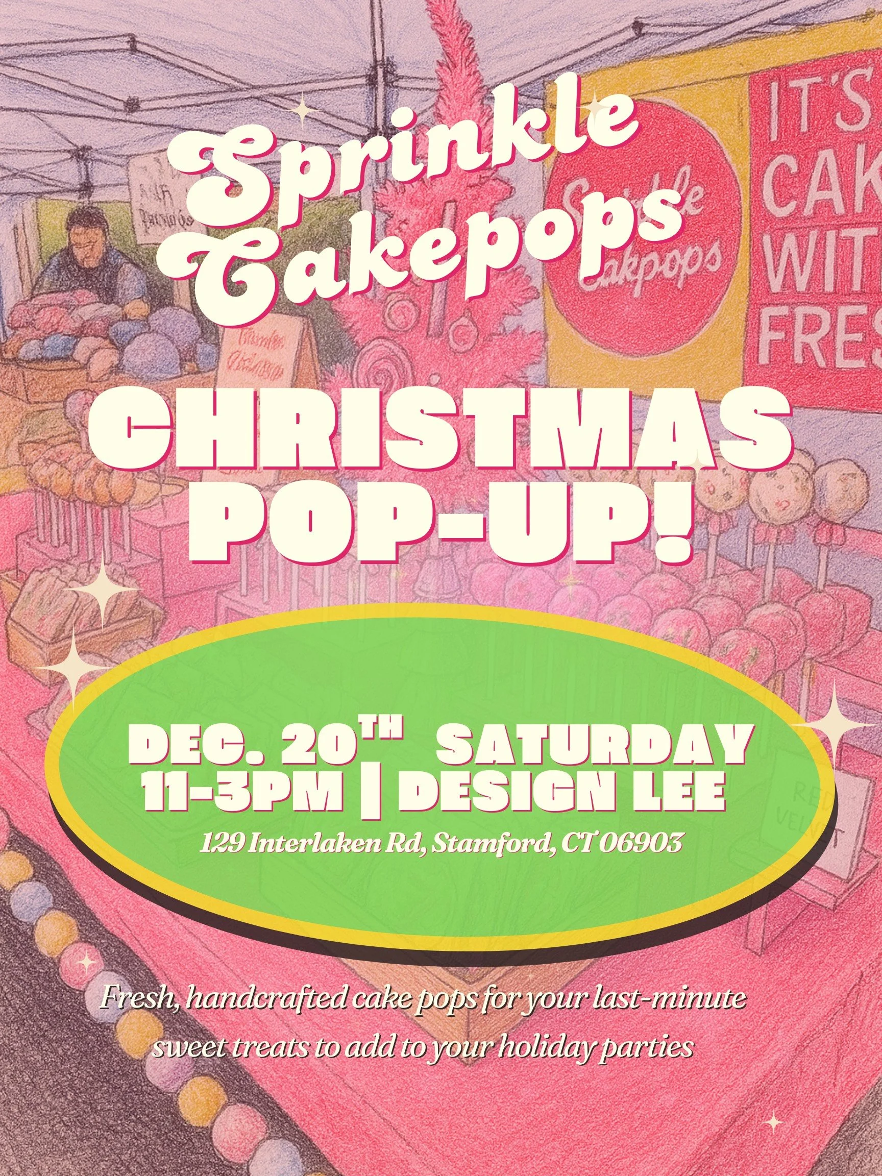 Sprinkle Cakepops Christmas Pop-Up at Designs by Lee