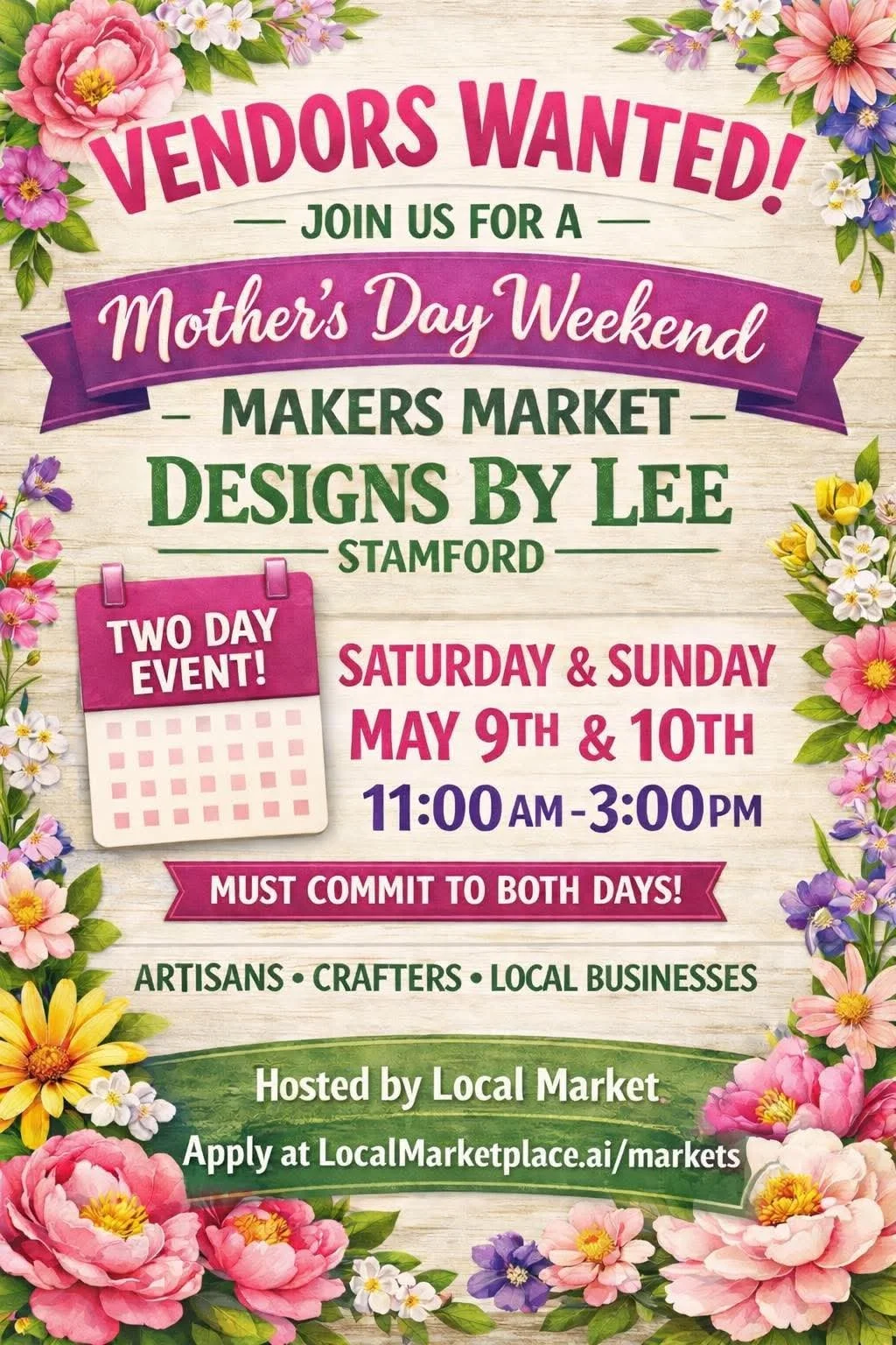 Mother's Day Makers Market 