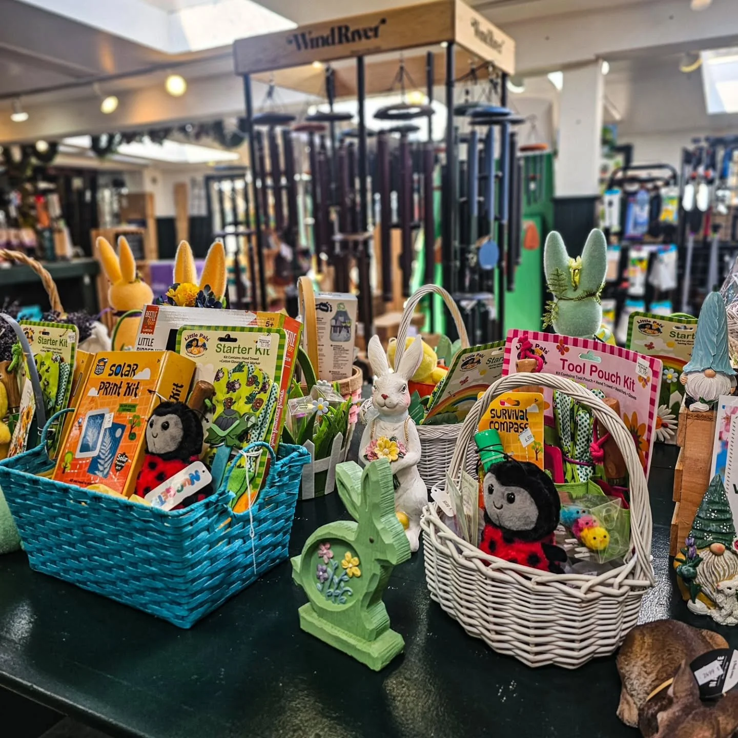 Easter baskets&hellip; but make them fun 🌷

We put together a few ideas that are a little different &mdash; things kids can actually do (and maybe even get outside for a bit 🙃)

Seeds, little kits, garden tools, and some cute extras mixed in

We ca