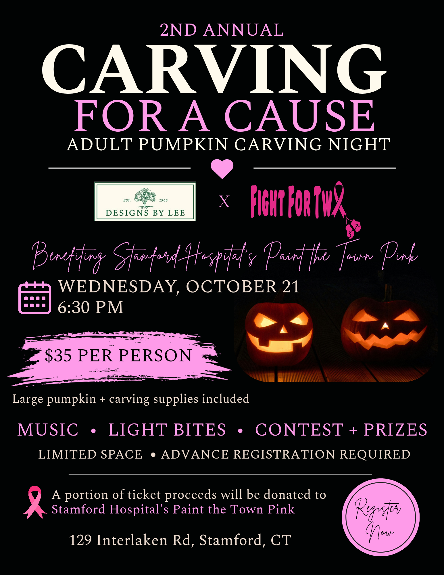 2nd Annual Carving for a Cause - Adult Pumpkin Carving Night