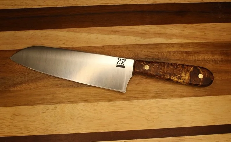 There Are So Many Handle Options To Choose, From Solid Wood To G10. Any Color, Material, Or Design We Can Make Your Vision A Reality.

Do You Prefer A Natural Wood Handle Or Something Synthetic?

#CKKnifeCompany #customknives #usa🇺🇸 #handmade #mich