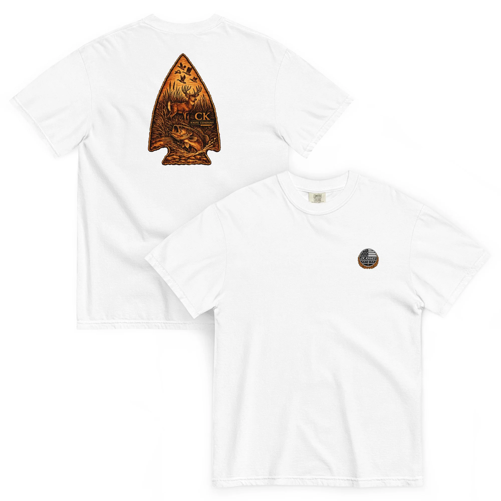 Comfort Colors Heavyweight T-Shirt - Orange Logo