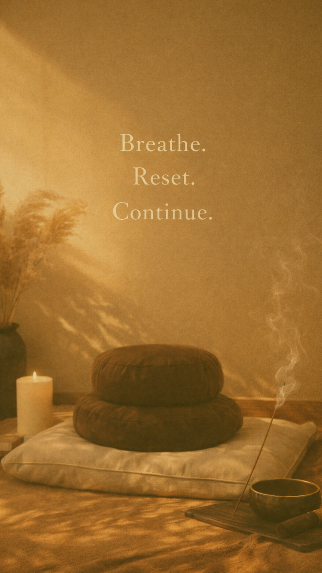 Breathe. Reset. Wallpaper