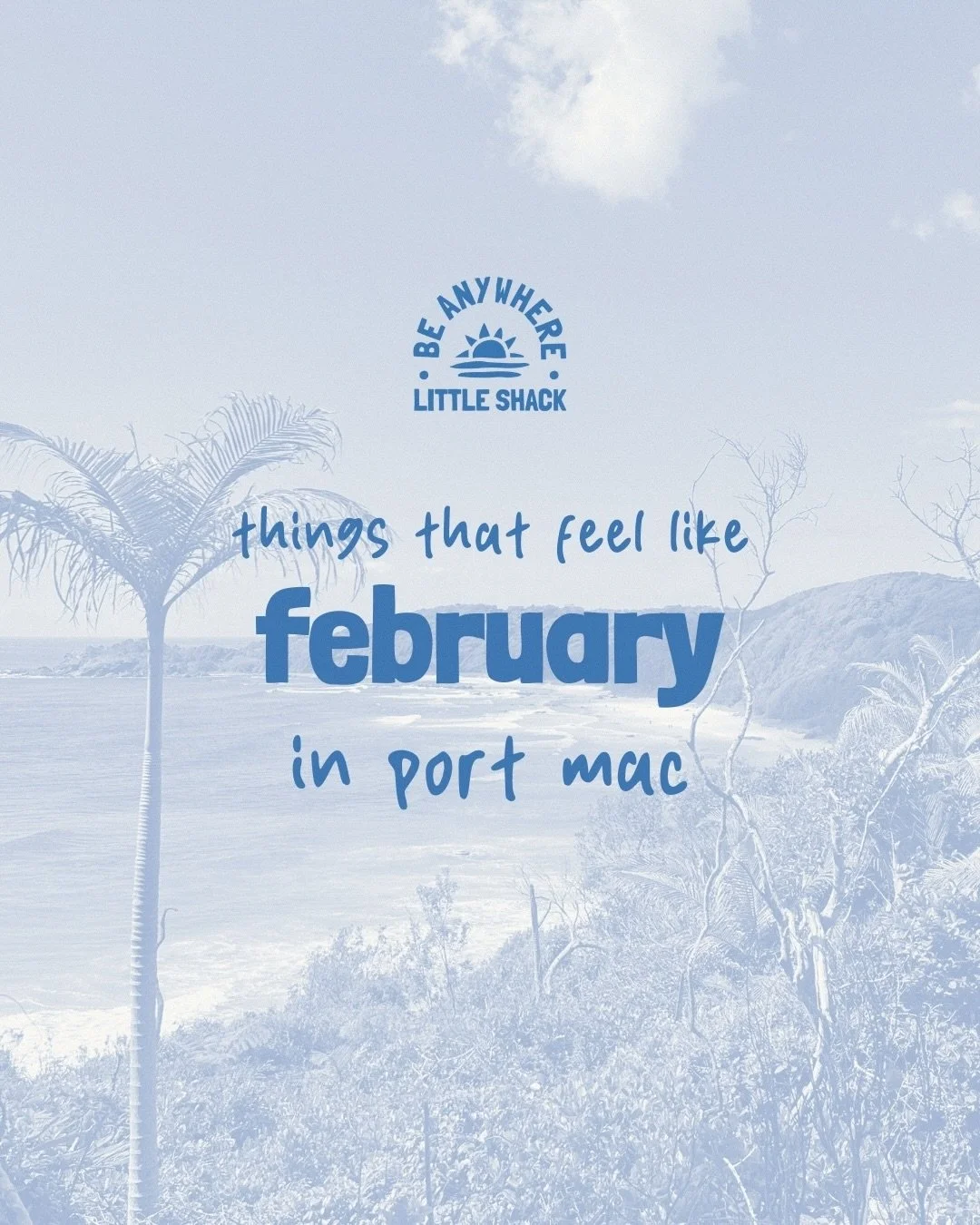 things that feel like February&hellip; 

hazy soft summer comedown, morning swims minus the crowds, getting back to our little routines &mdash; feb we love you 🌞

#littleshack #littleshackportmac #portmacquarie #nsw