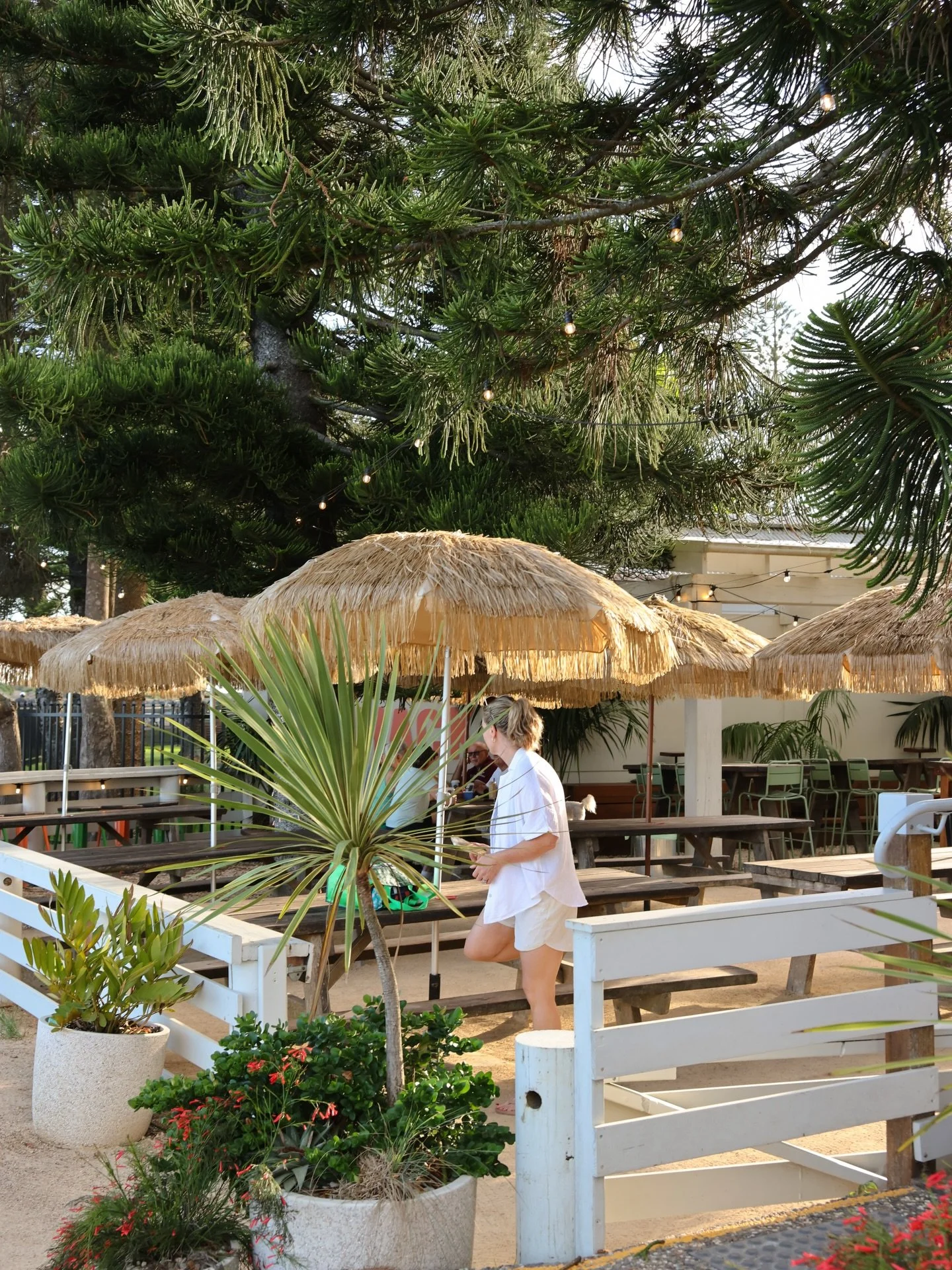 Arvos usually steal the show here.
But mornings&hellip; they&rsquo;re quiet magic.

Soft light through the trees.
Coffee in hand.
A (bit) of kid chaos.

Slow down. Stay a while.

#littleshack #portmac #cafe #bar