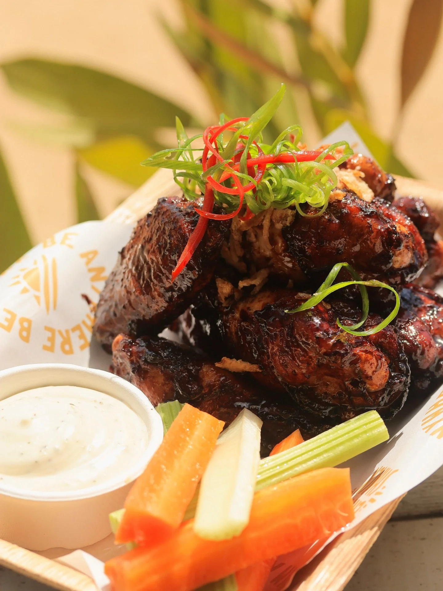 our Hawaiian Sticky Wings.
Sweet, sticky, and made for cold beers + cocktails&hellip; 

sneaky Tuesday drinks? 🏝️🌞

#littleshack #portmac #cafe #bar