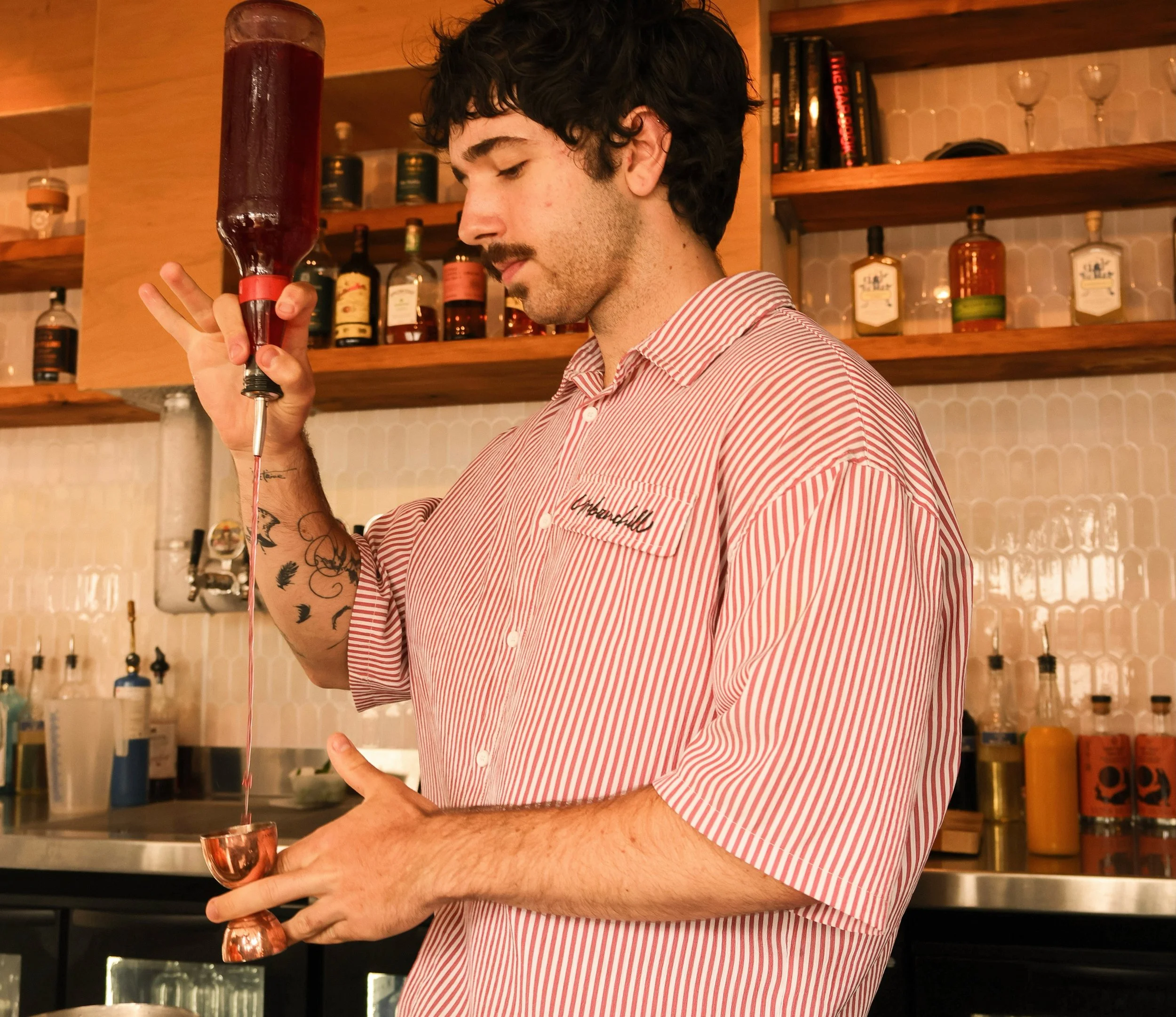 a lil flower power for little fiesta //

our hibiscus margarita | luna hueca blanco tequila, house hibiscus syrup + lime 

oct 29 &mdash; nov 1 at the shack 🏝️

#littlefiesta #littleshack #portmac #margarita