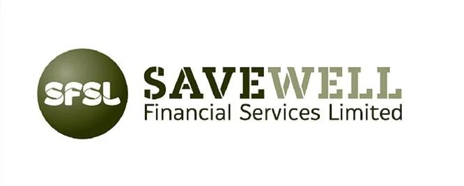 Logo of Save Well Financial Services Limited with the text 'SFS' inside a green circle and 'SAVE WELL Financial Services Limited' written to the right.
