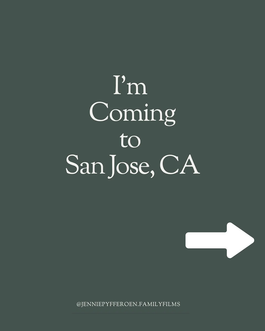 Attention California friends! I&rsquo;ll be in your area late July 2026 and have some time for 1-2 family films while I&rsquo;m there. Dm me or check the link. 🤍🤍🤍