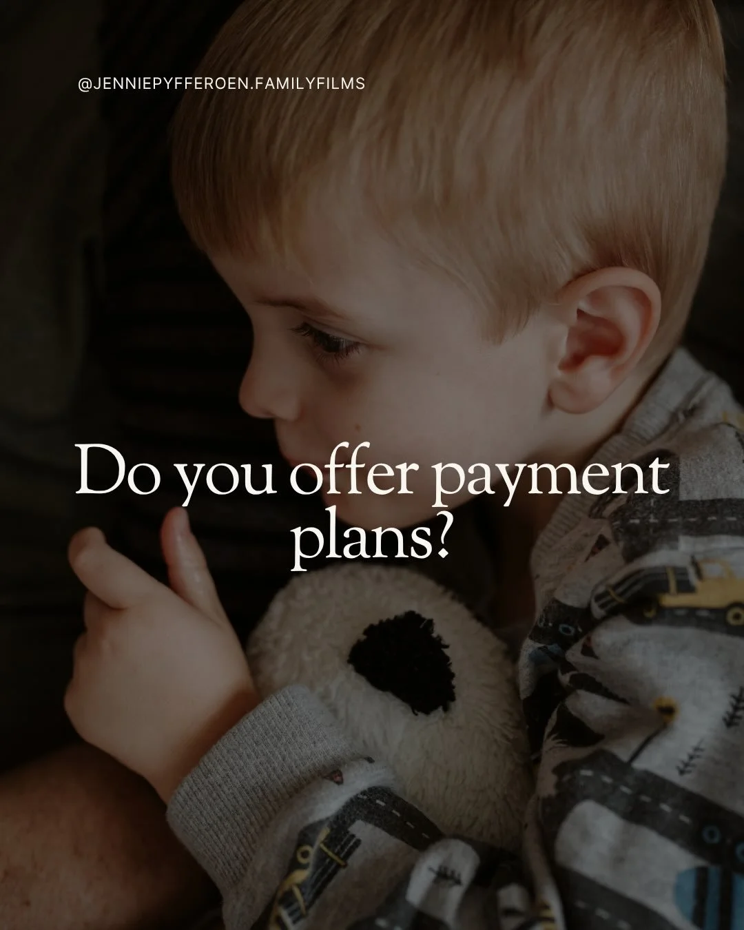 I work with so many different families. We work together to make it happen 🤍🤍🫶🏻