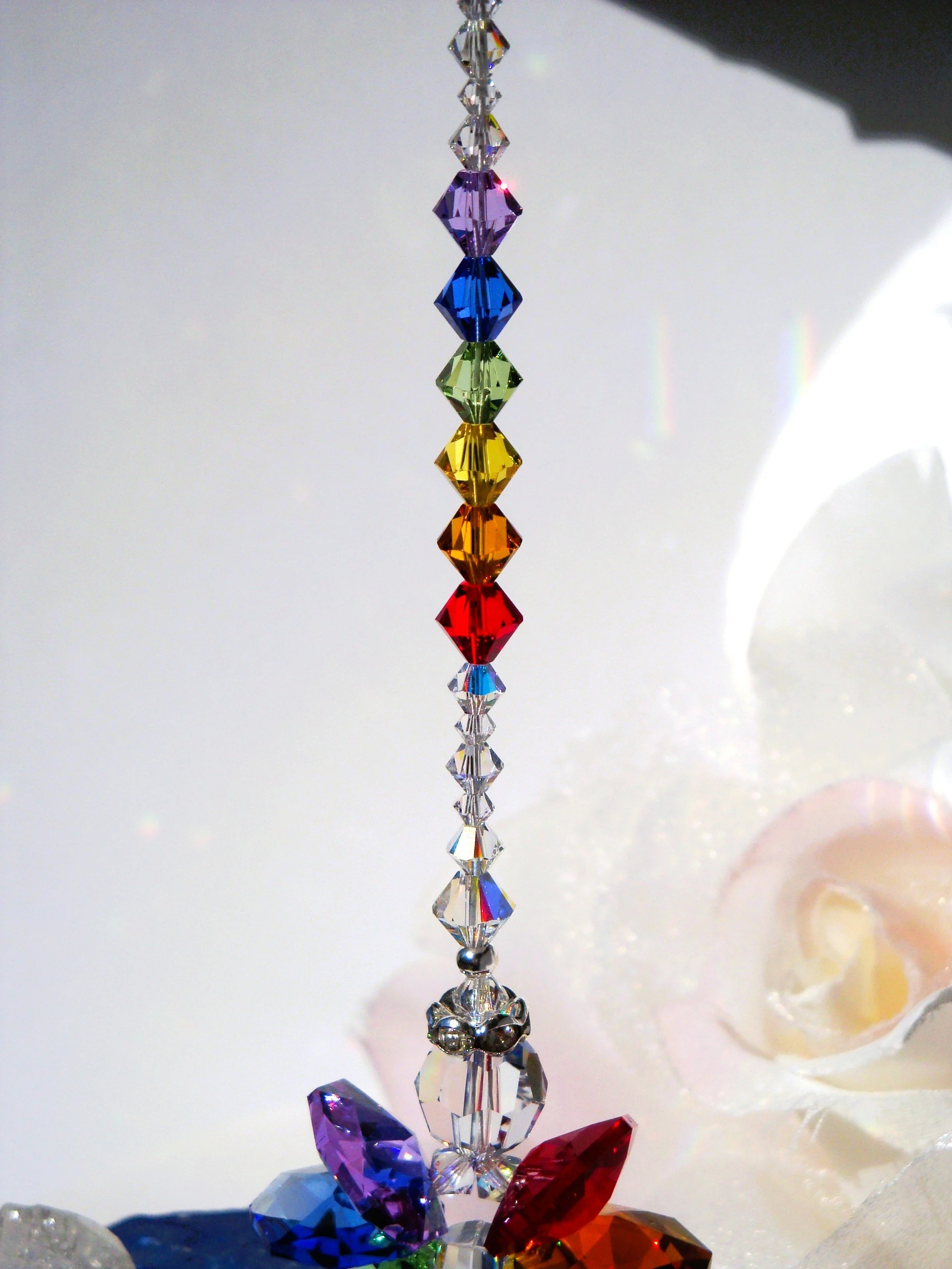 chakra angel suncatcher