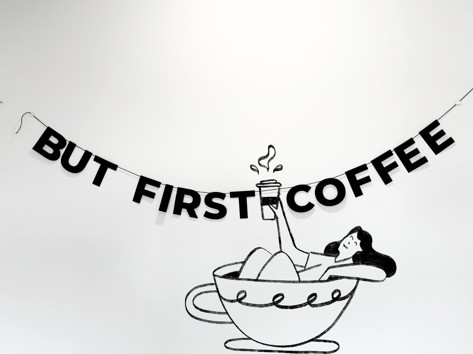 But first coffee