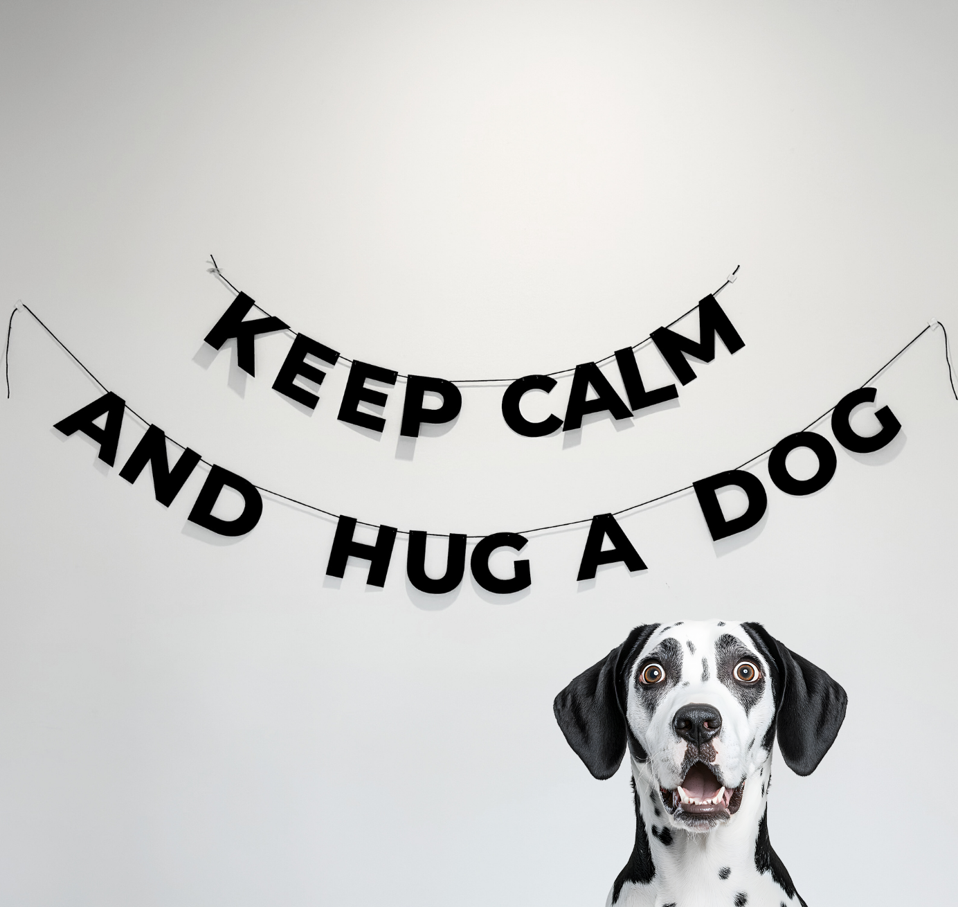 Keep calm And hug a dog